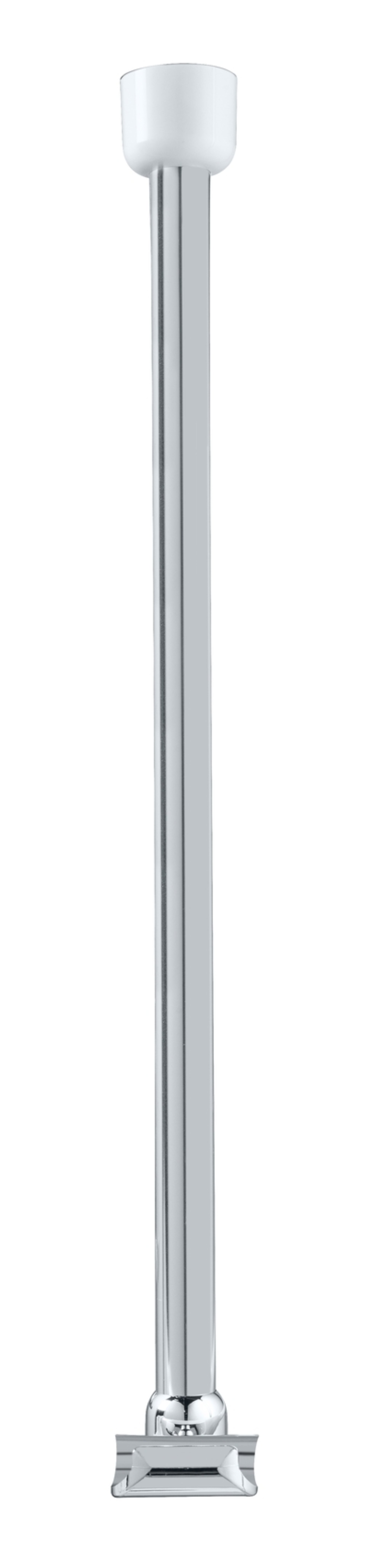 WENKO Deckenstütze für Duschstange 57 cm, Chrom, Aluminium