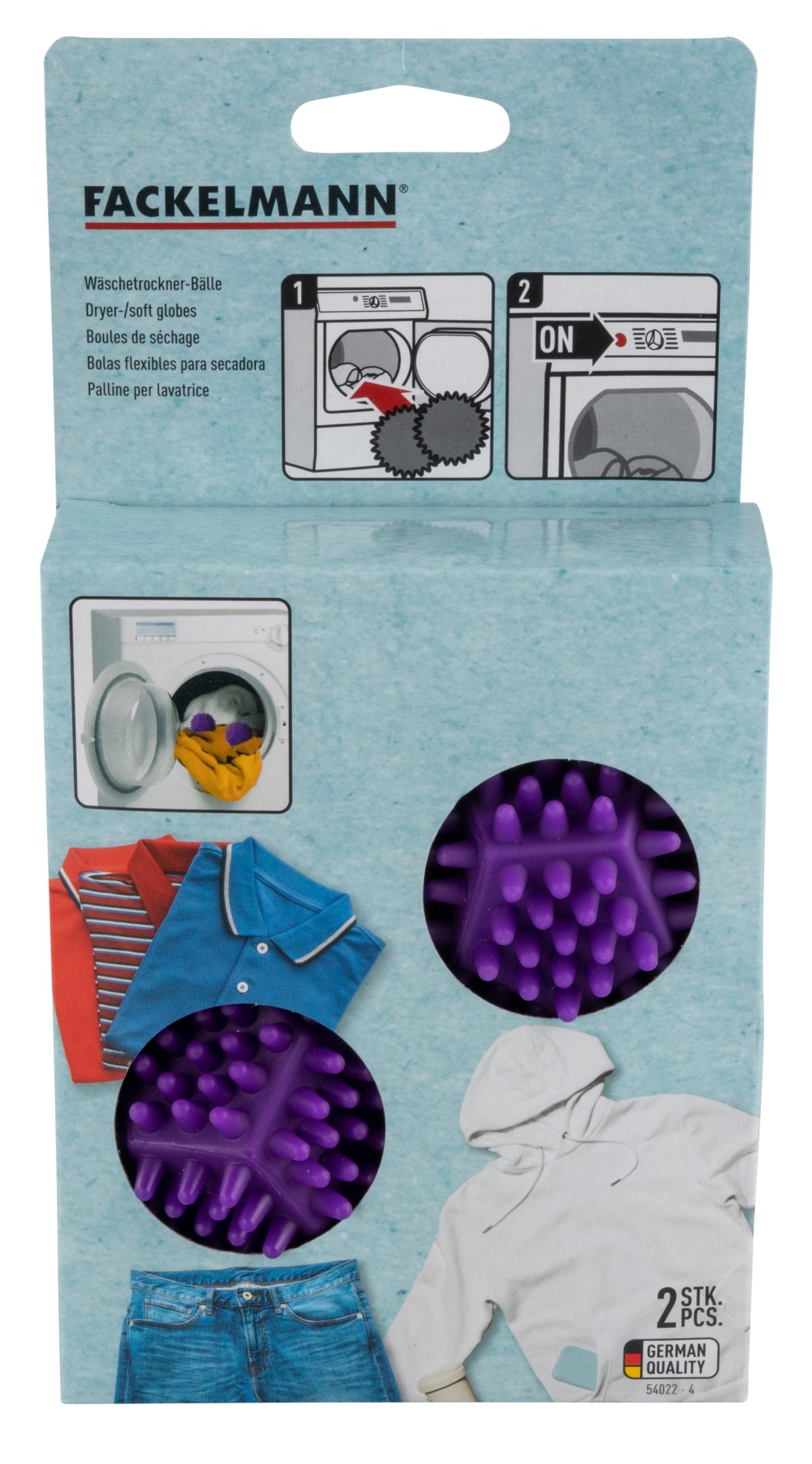 Fackelmann Trocknerkugel Lila