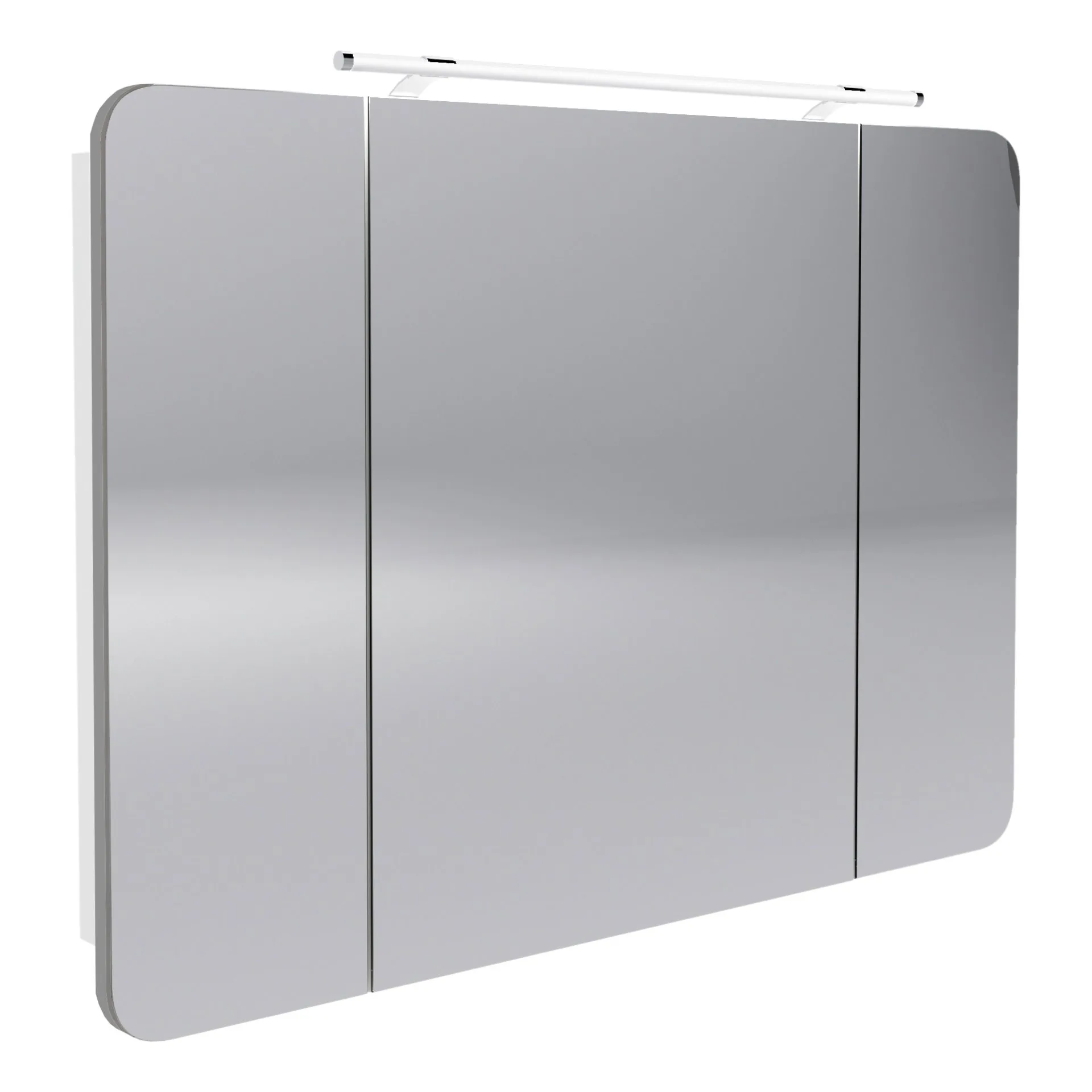 FACKELMANN MILANO LED Spiegelschrank 110 cm breit, Weiß