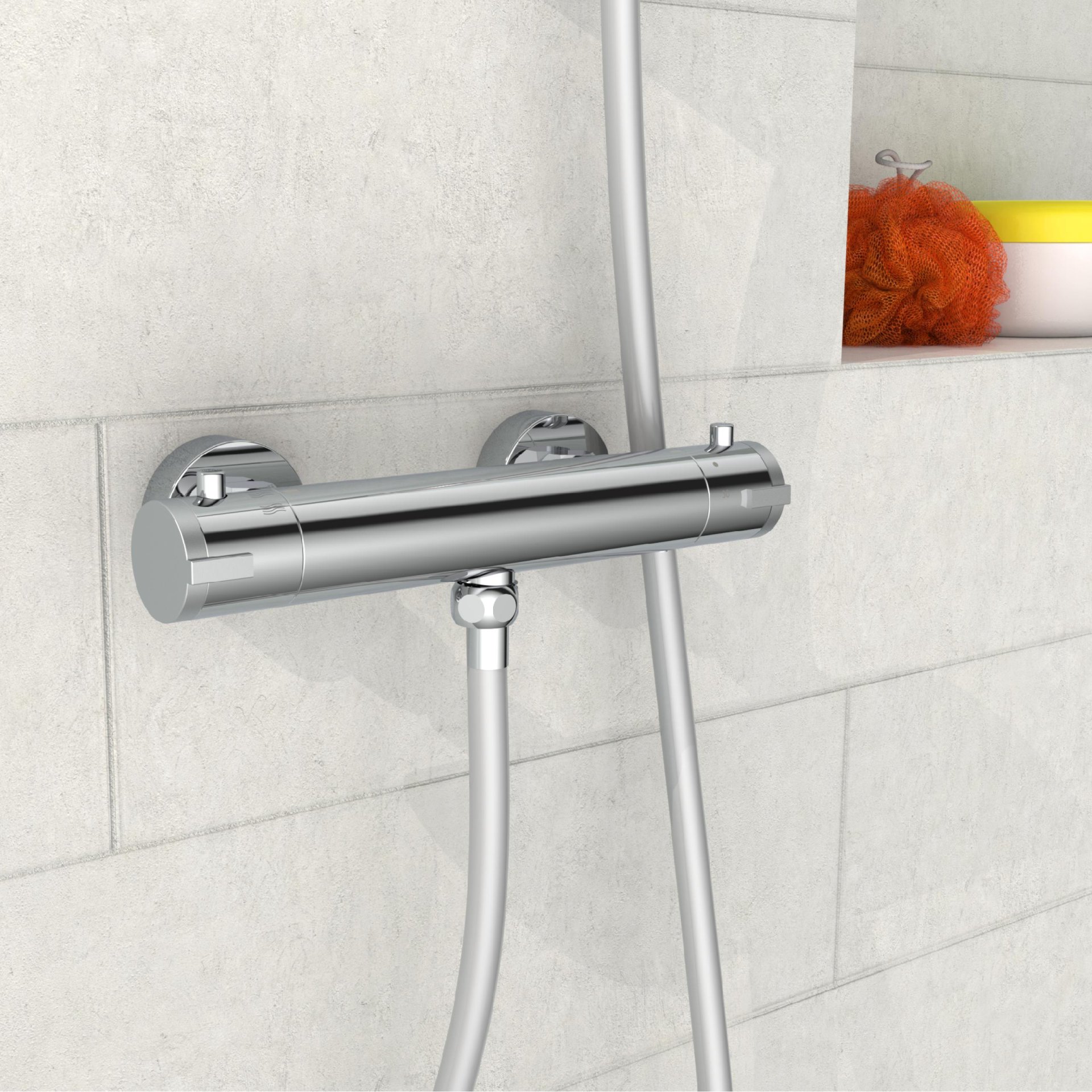 EISL CLAUDIO Duschthermostat, Chrom