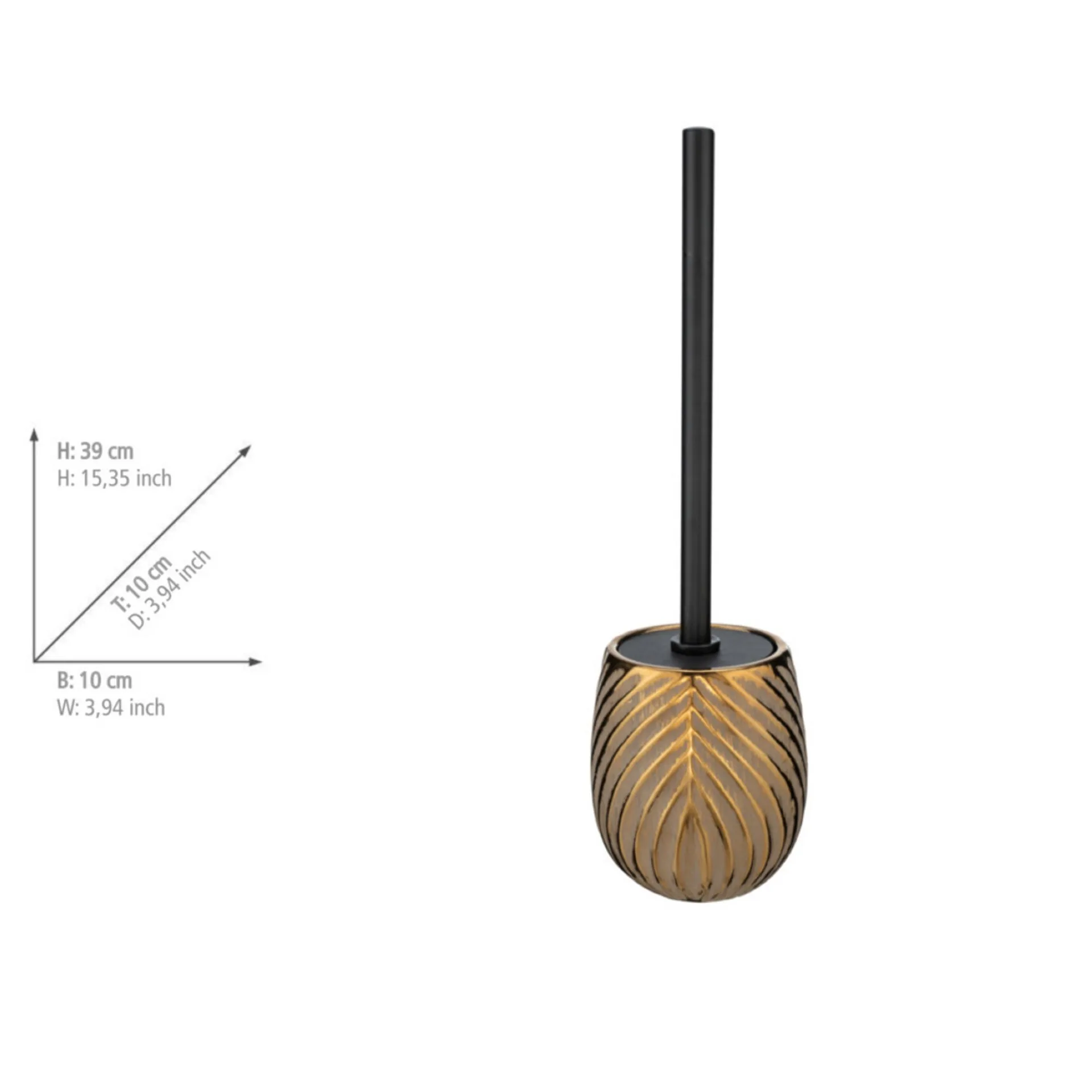 WENKO IDRO WC-Garnitur, Gold, Keramik