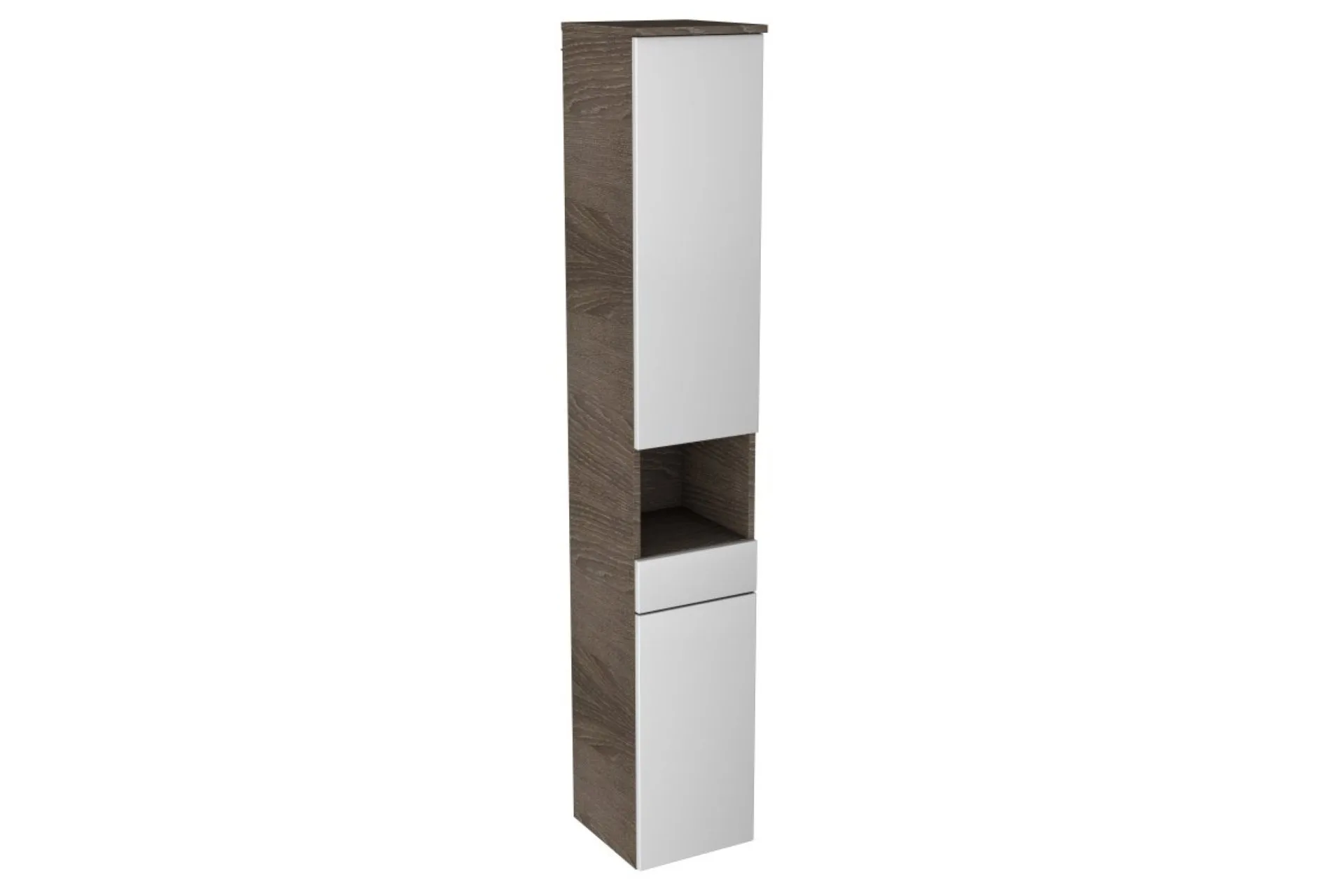 Lanzet Hochschrank mit Nische 30 cm, links