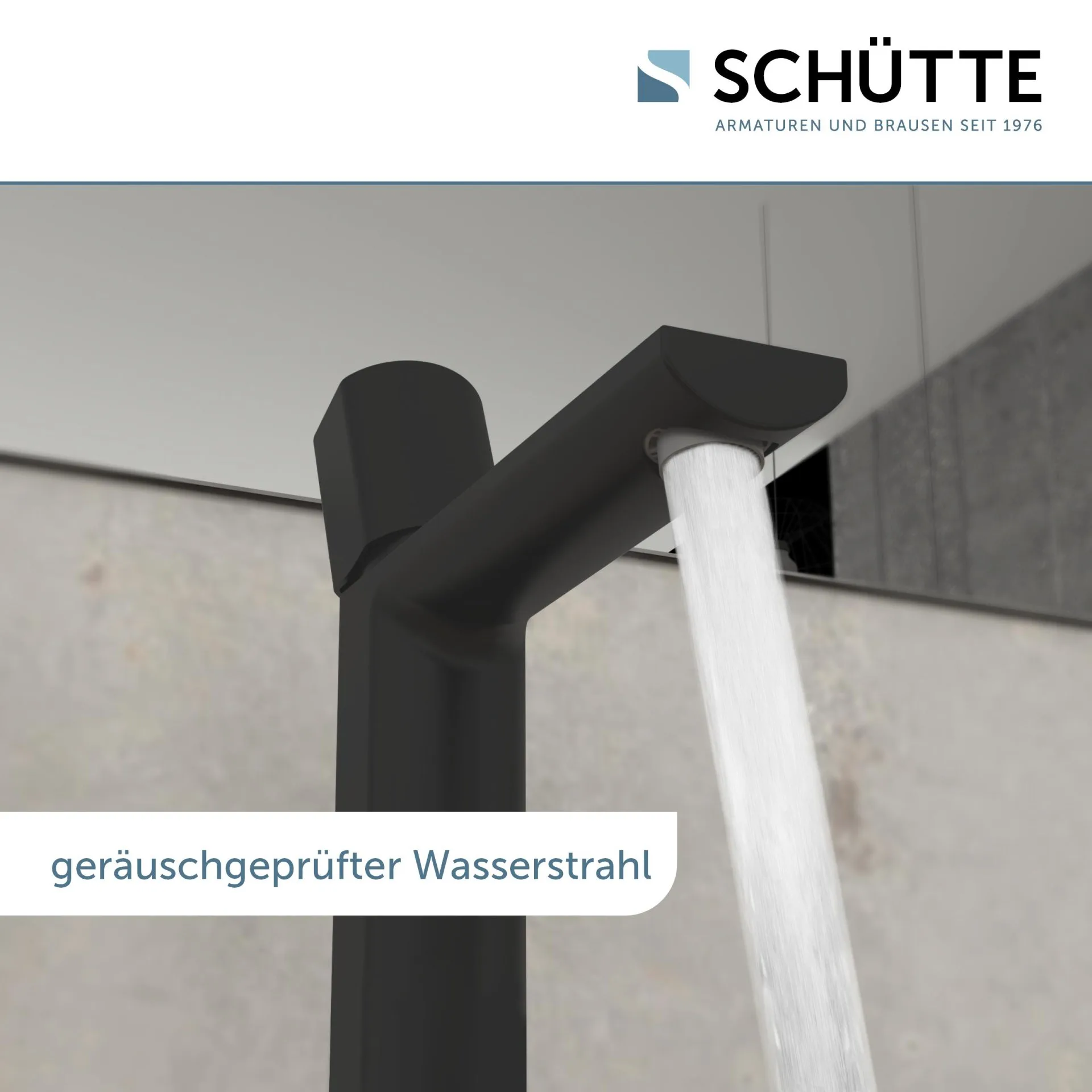 Schütte NEW YORK Waschtischarmatur, Schwarz matt