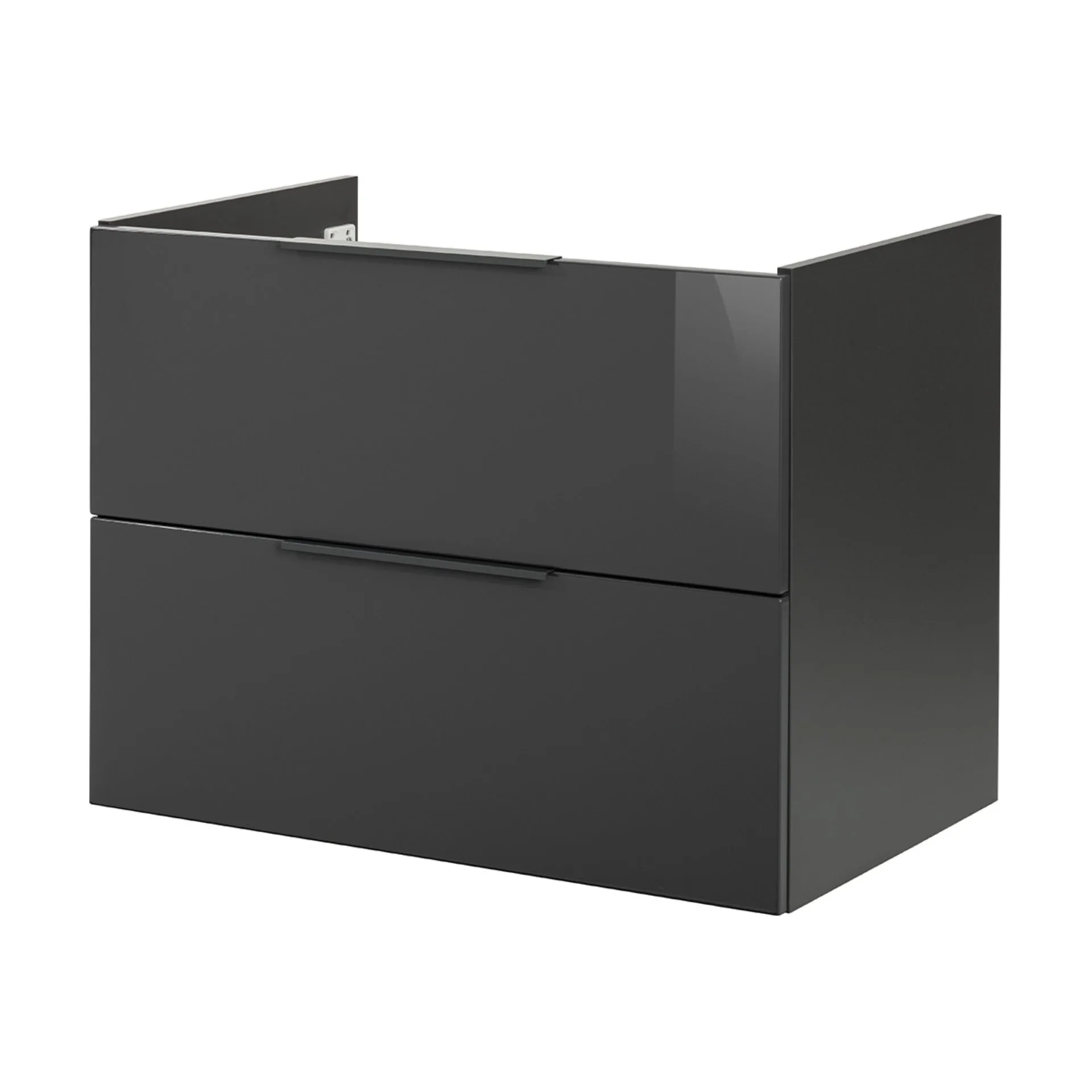 FACKELMANN LUNA Waschbeckenunterschrank 80 cm breit, Anthrazit