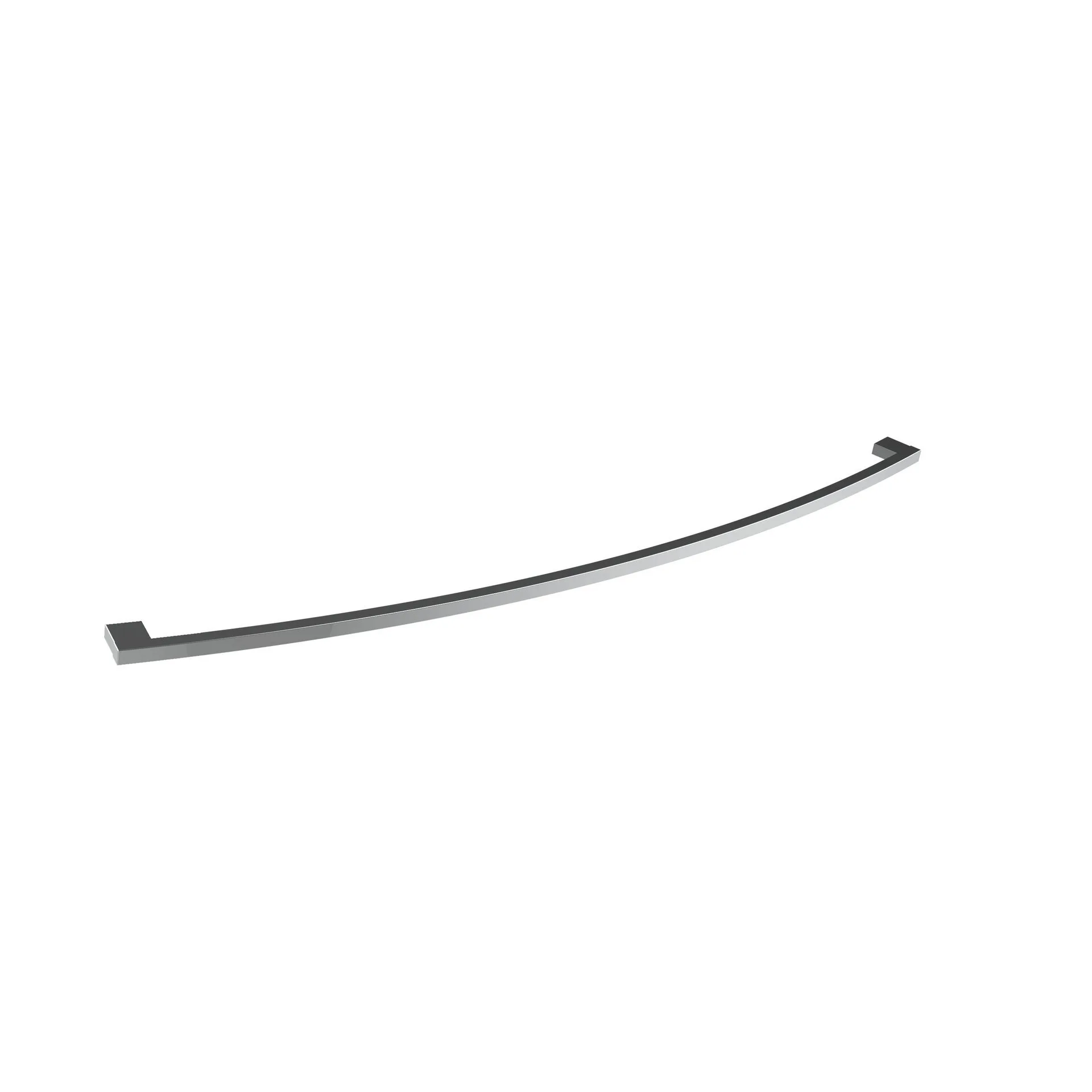 FACKELMANN Griff 76 cm breit, Chrom glänzend, gebogen