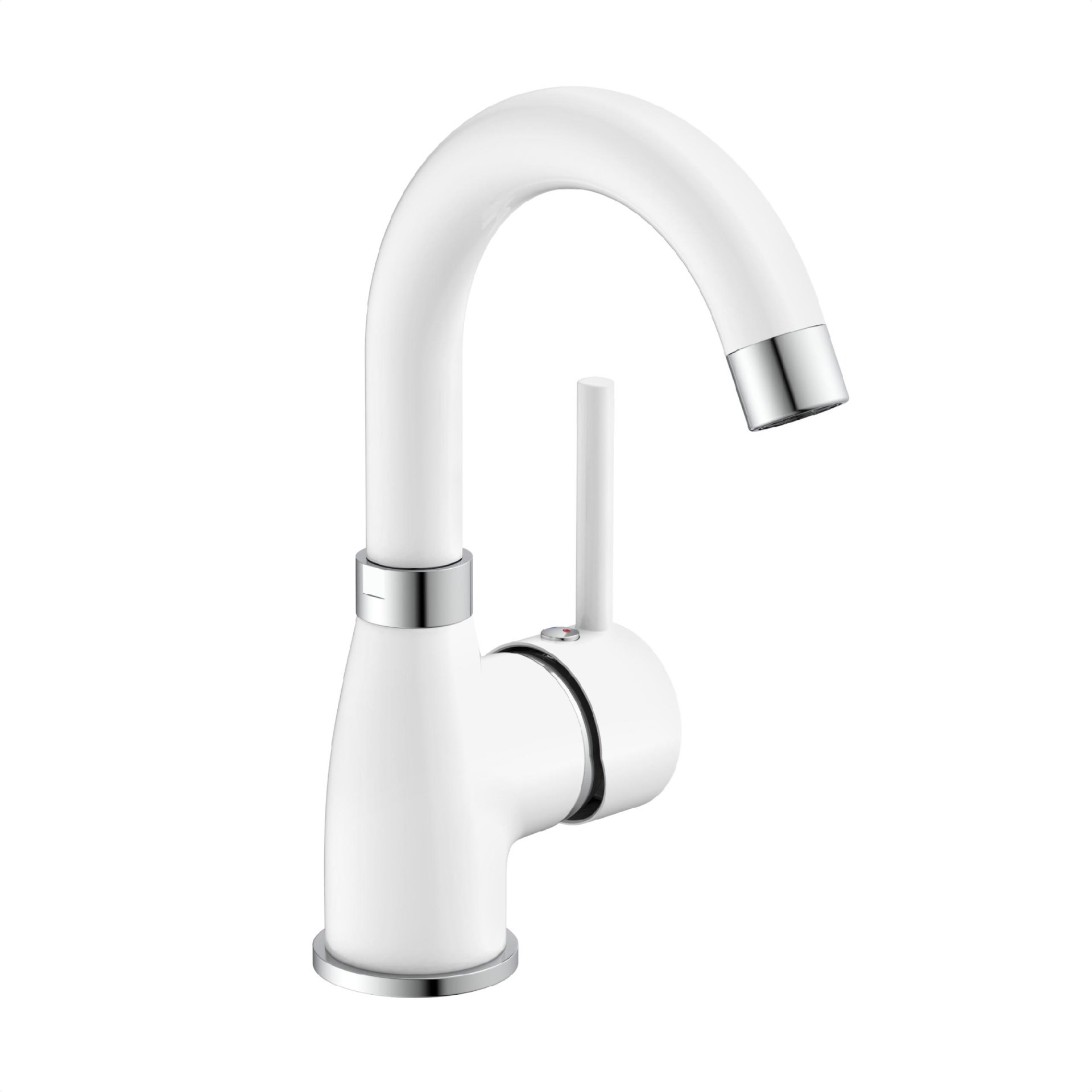 EISL FUTURA Waschtischarmatur, Weiß matt/Chrom