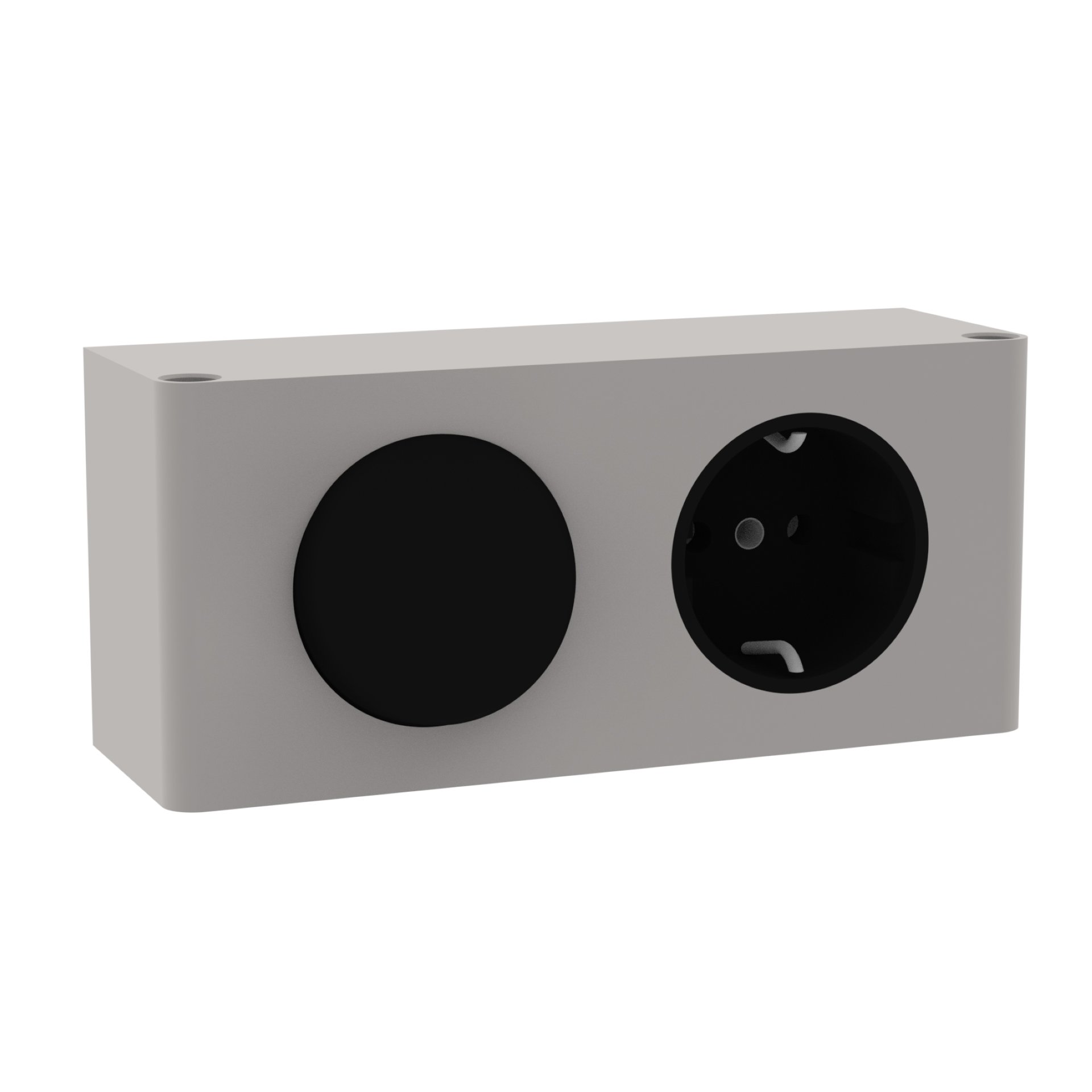 FACKELMANN COMPACT LINE Energie Box, Schalter, Steckdose, Klemme