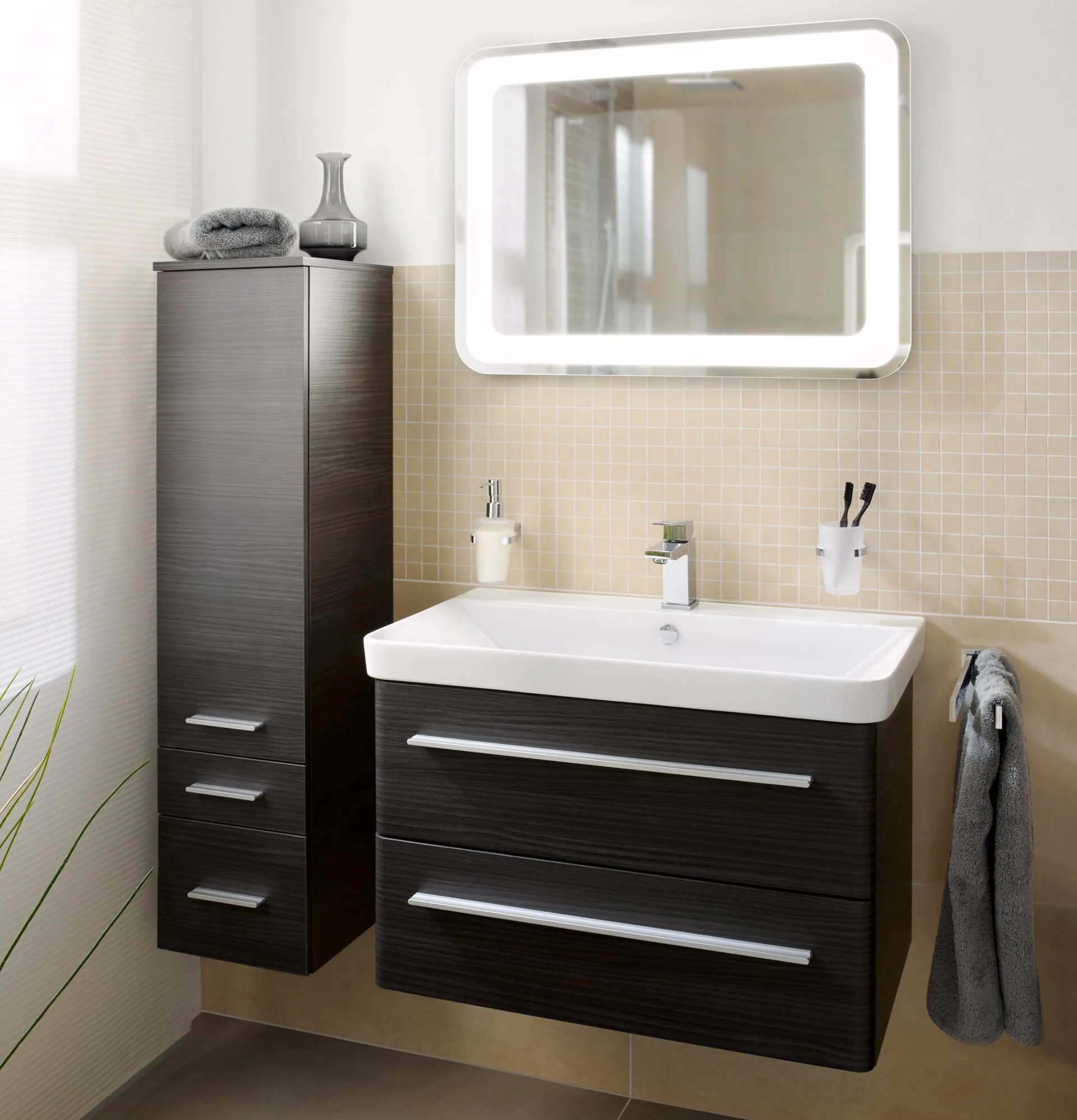 Lanzet M9 Spiegel 80 cm, dimmbar