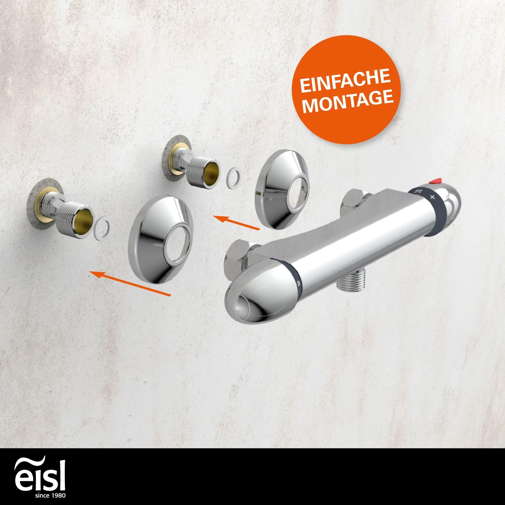 EISL VITAL Duschthermostat, Chrom