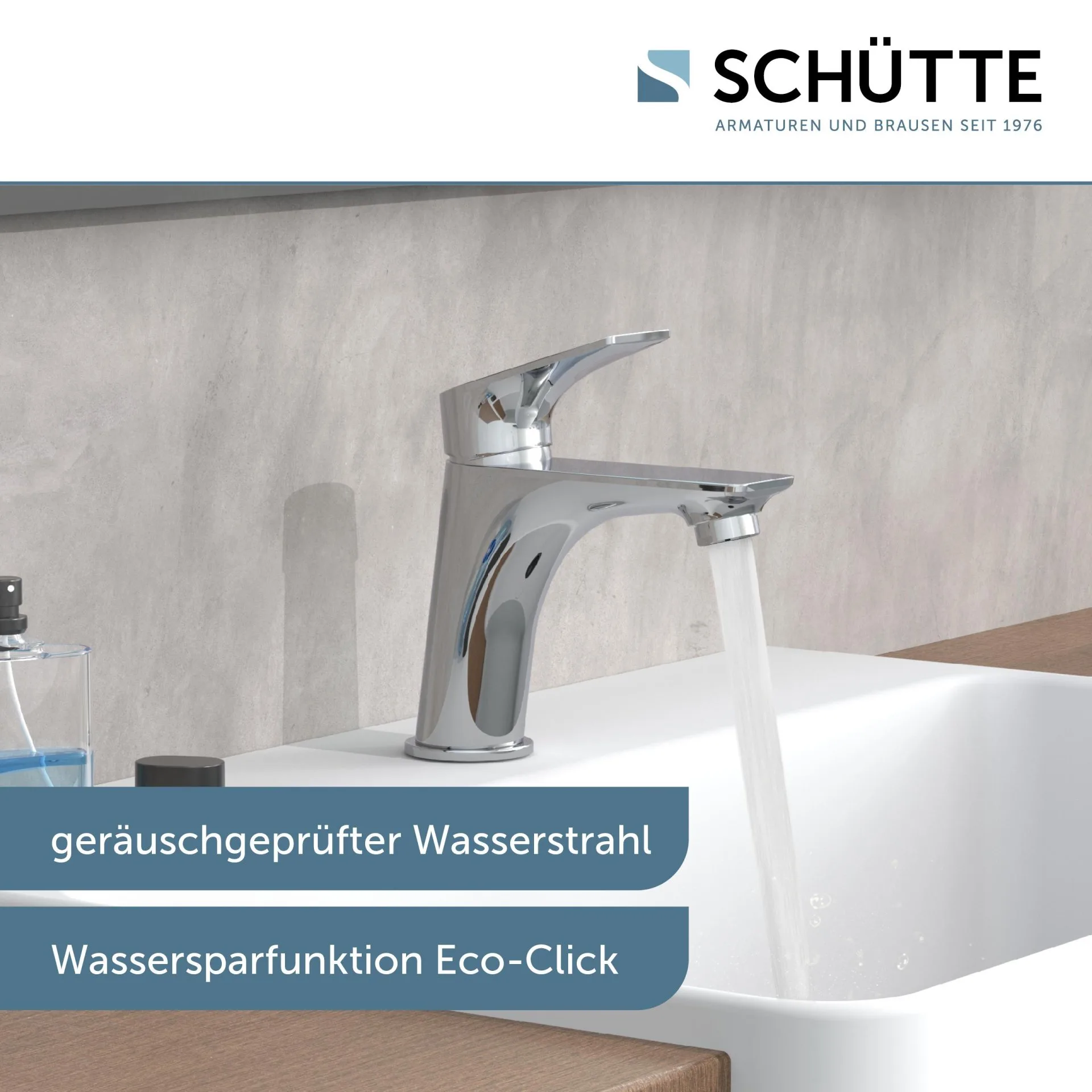 SCHÜTTE BOSTON Waschtischarmatur, Chrom