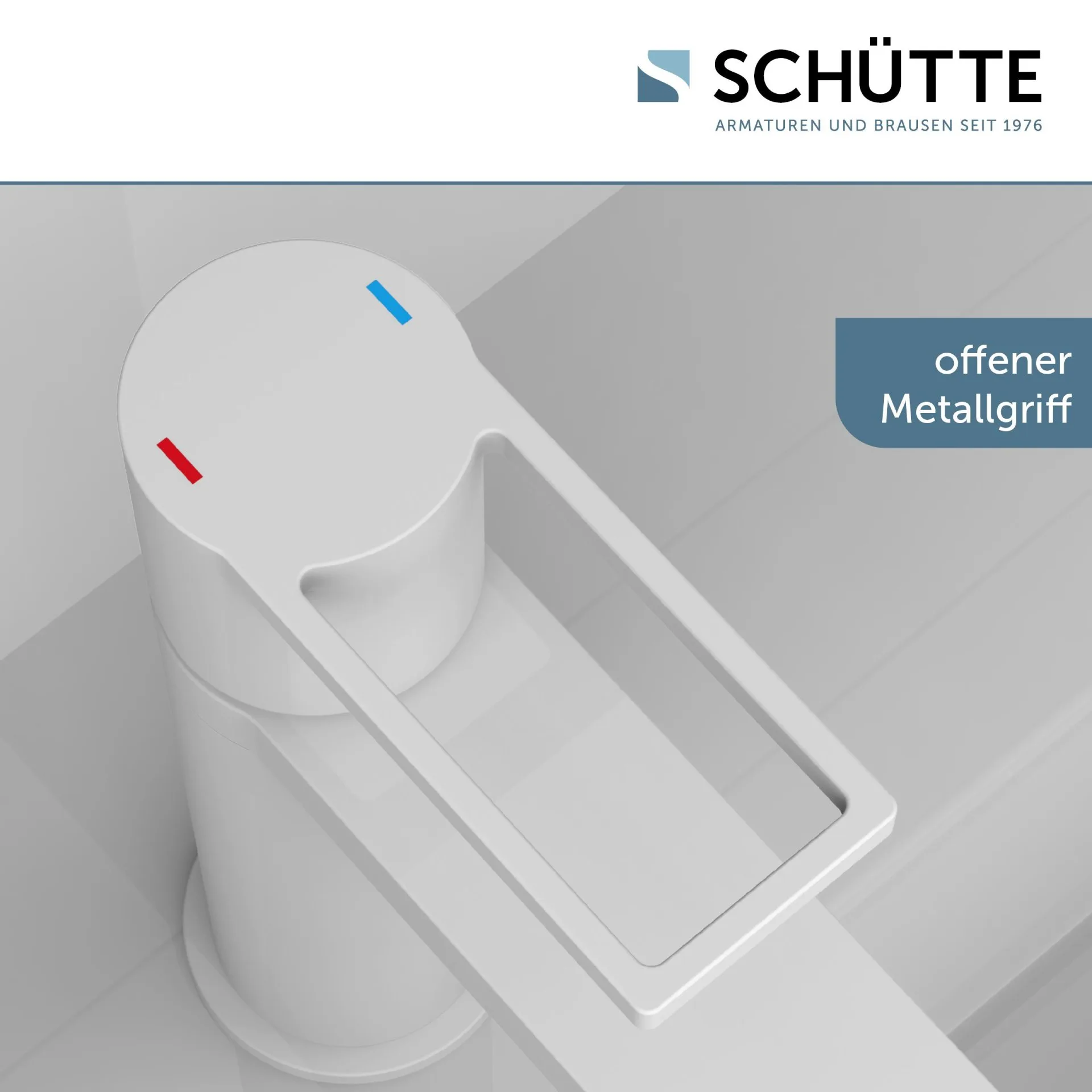 SCHÜTTE MANHATTAN Waschtischarmatur, Weiß matt