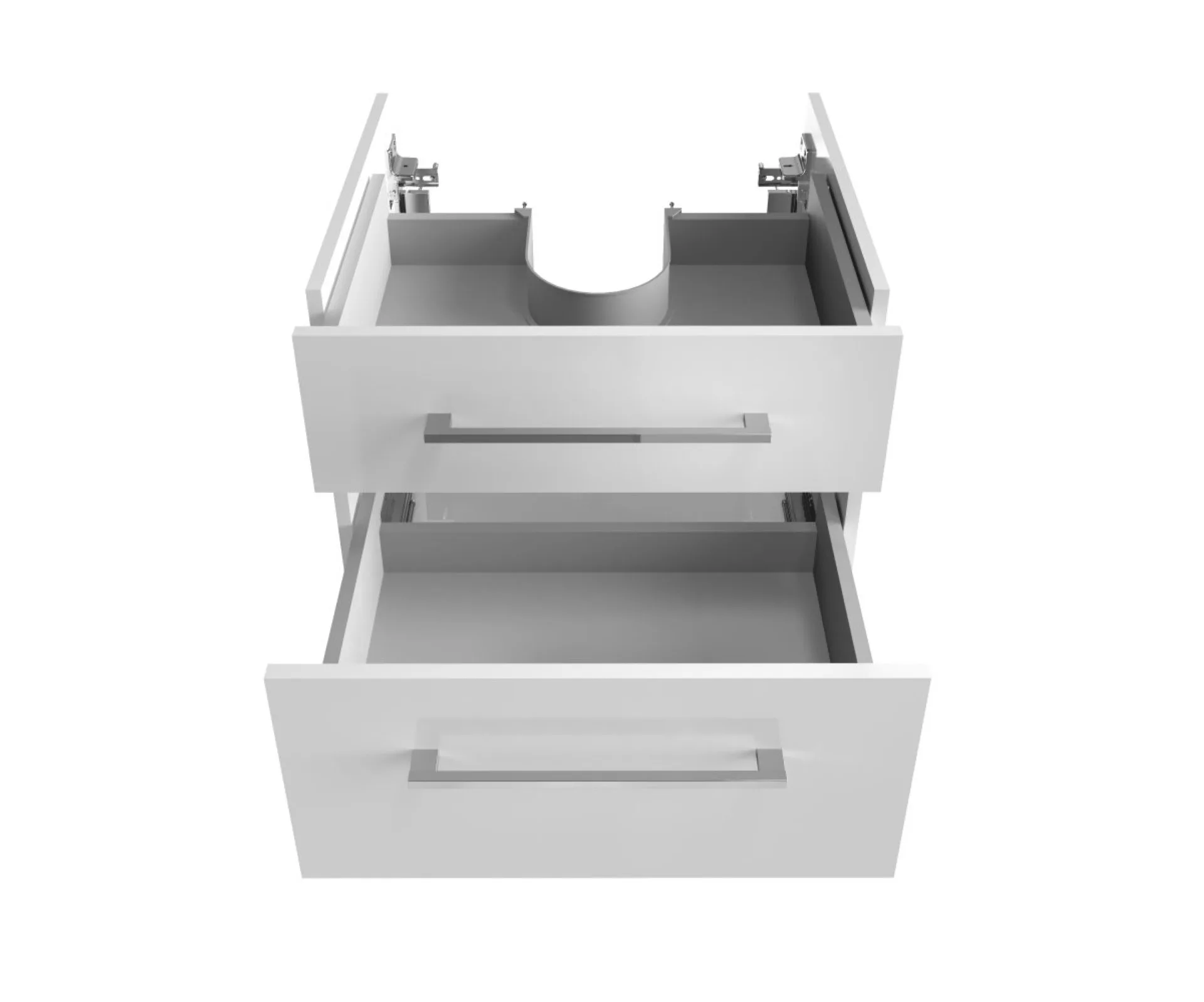 Fackelmann OXFORD Waschbeckenunterschrank 60 cm breit, Weiß