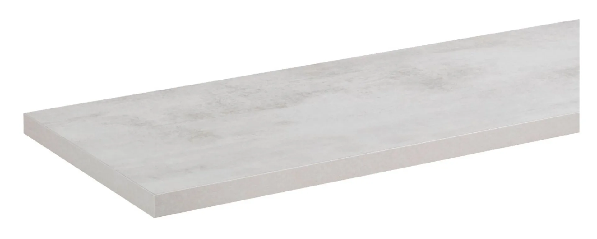 FACKELMANN HYPE 3.0 Waschtischplatte 60 cm breit, Weiß/Grau, Länge individuell bestellbar