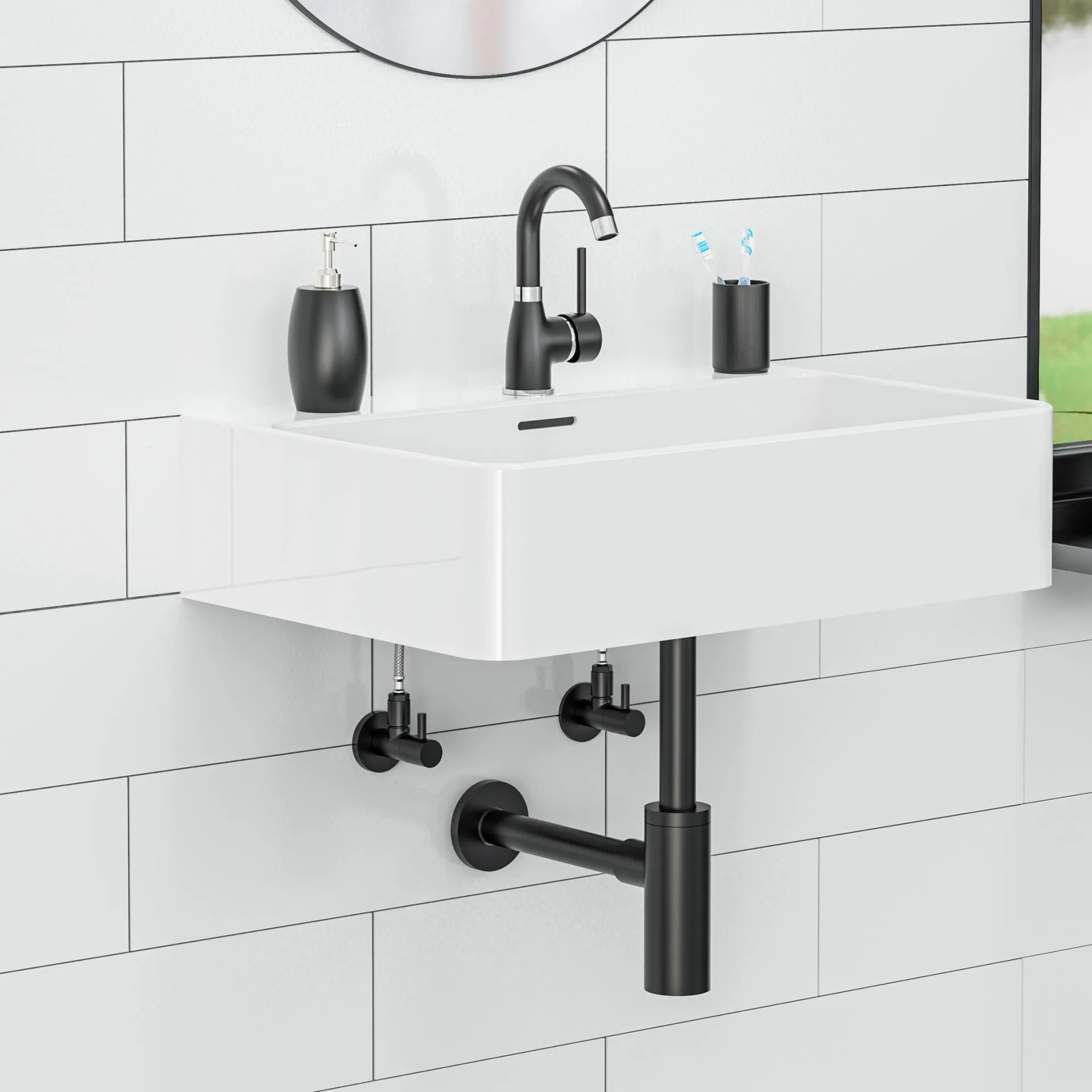 KIRCHHOFF Siphon, Schwarz matt