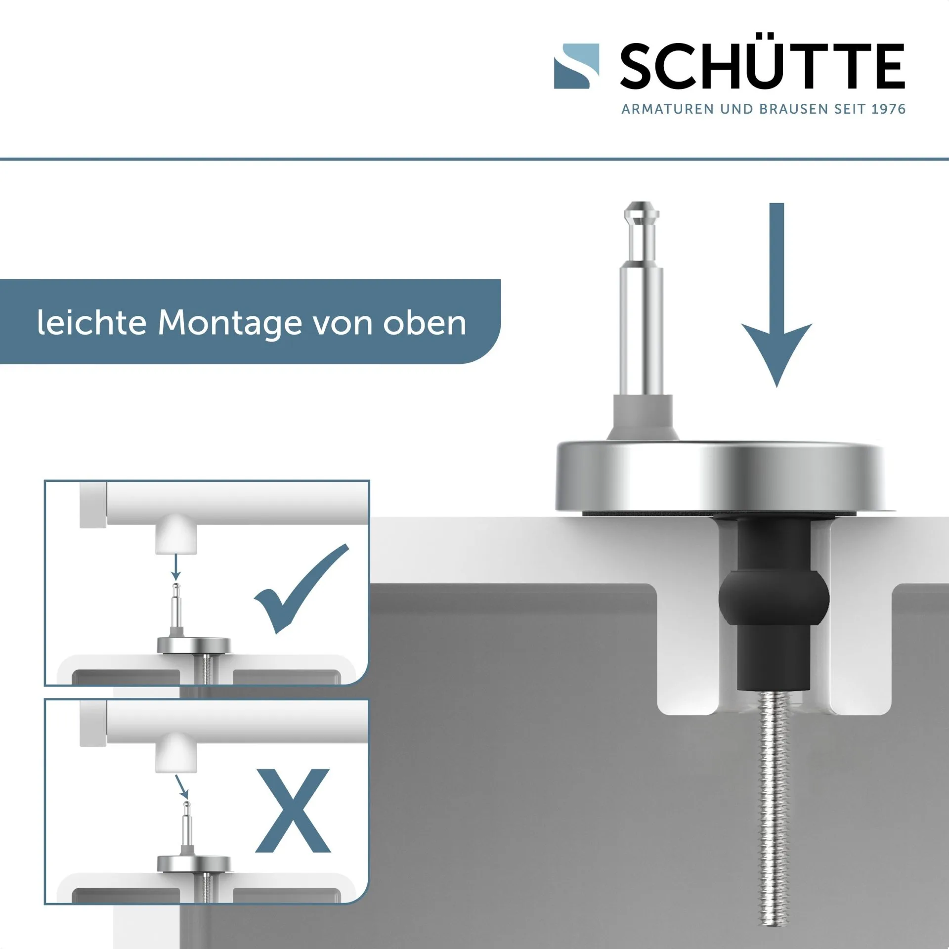 SCHÜTTE LED WC-Sitz, Weiß, Kunststoff, mit Absenkautomatik und Schnellverschluss