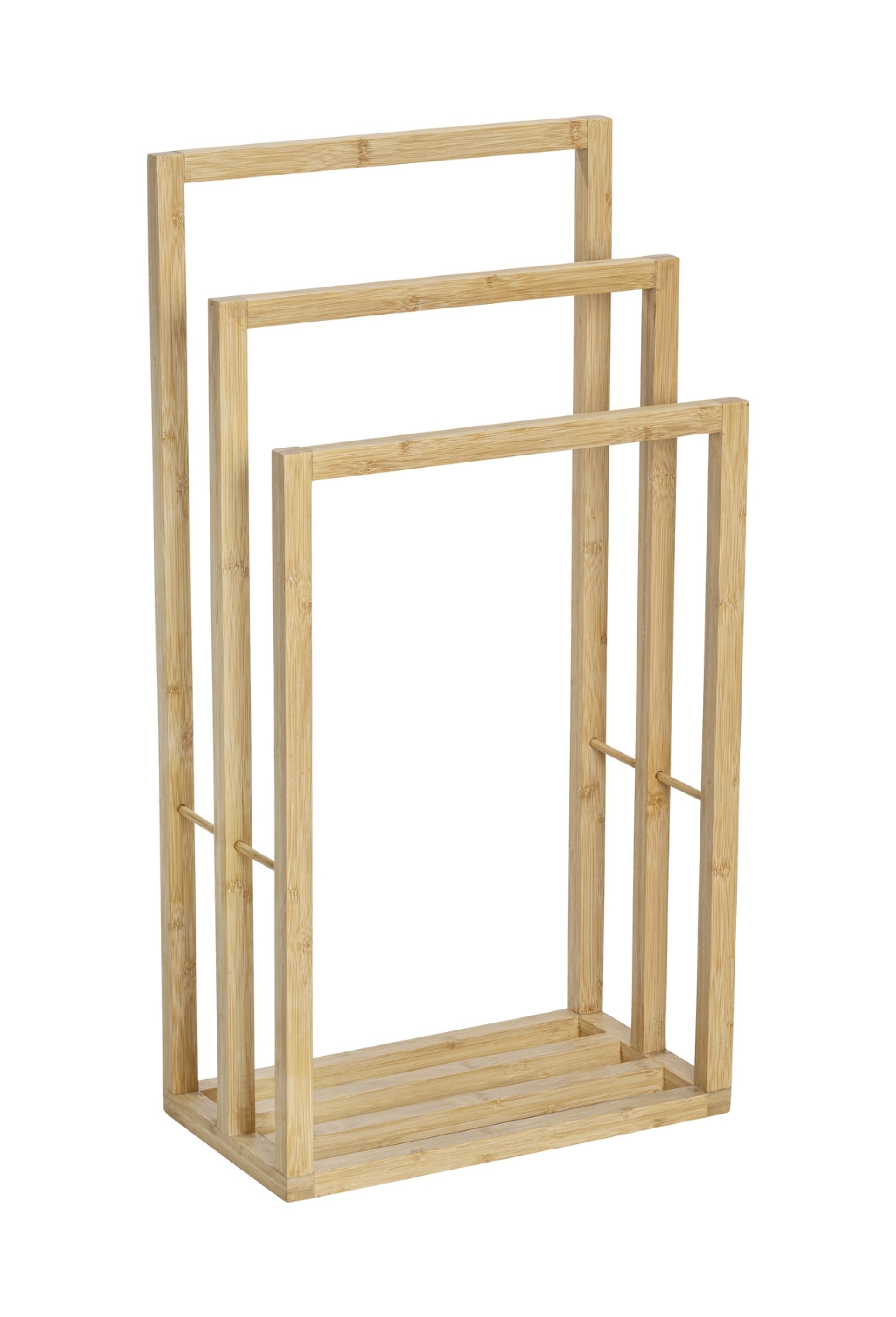 WENKO BAMBUSA Handtuchhalter, Braun, aus Bambus