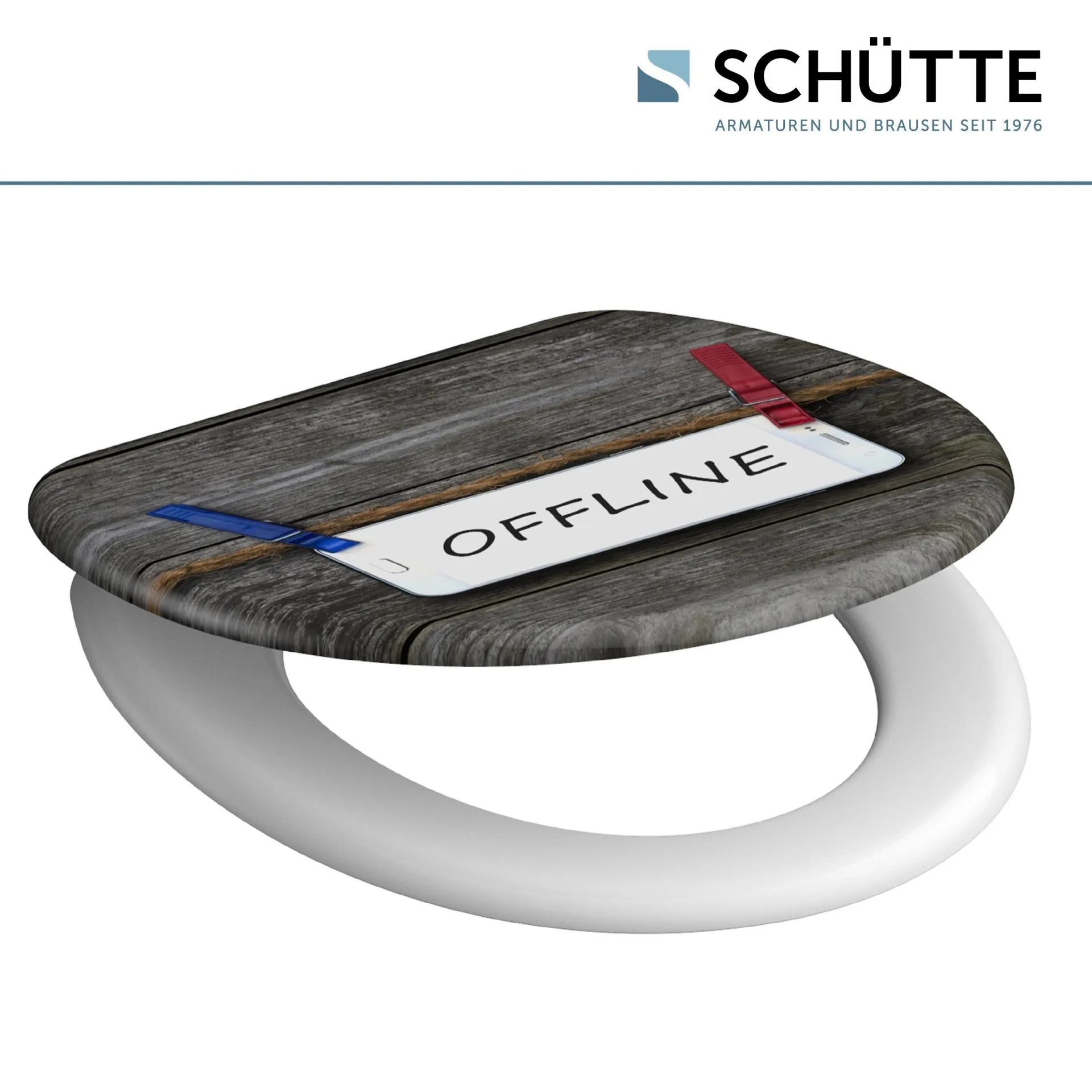 SCHÜTTE OFFLINE WC-Sitz, Kunststoff, mit Absenkautomatik