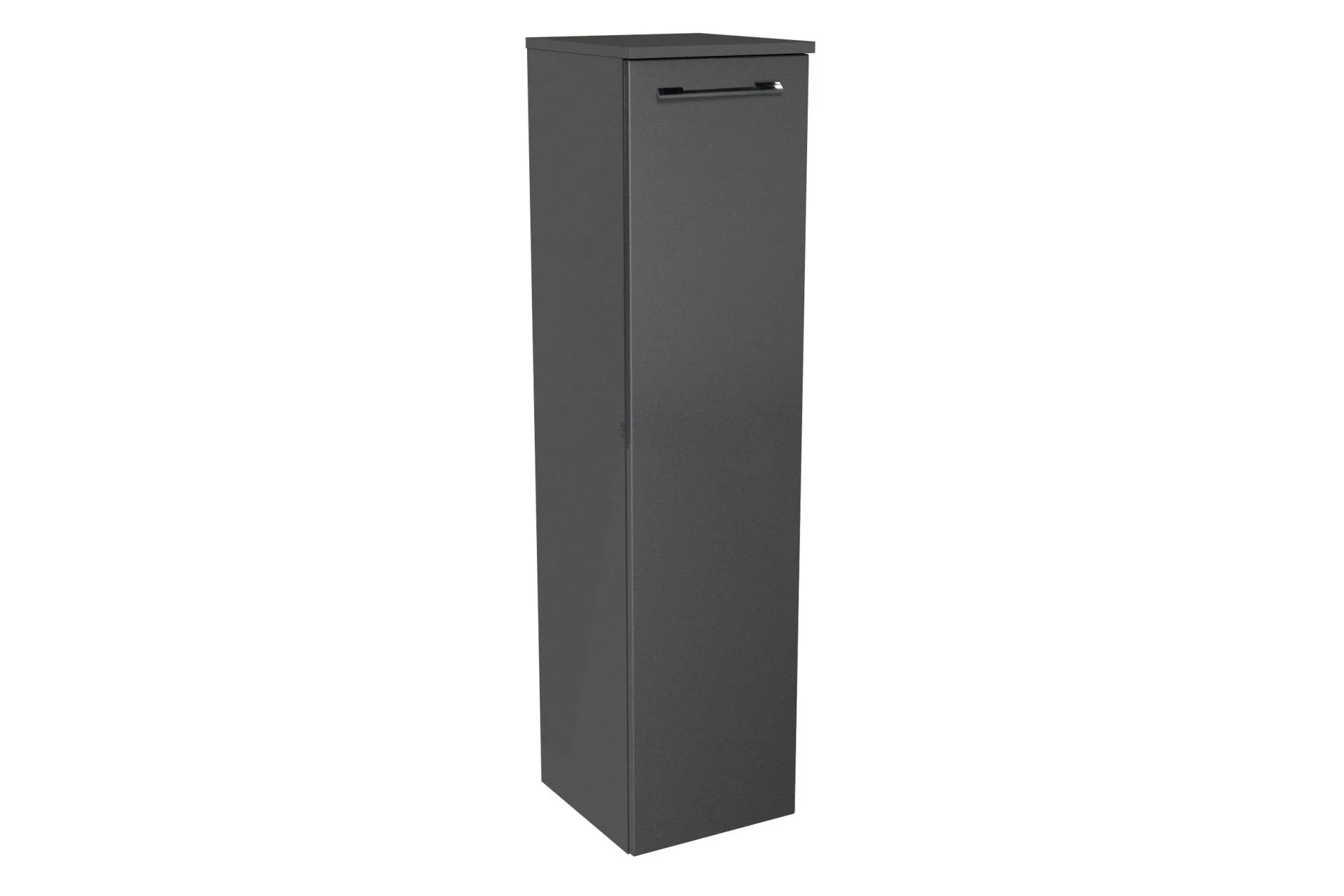 LANZET Midischrank 30 cm breit, Anthrazit, Türanschlag rechts