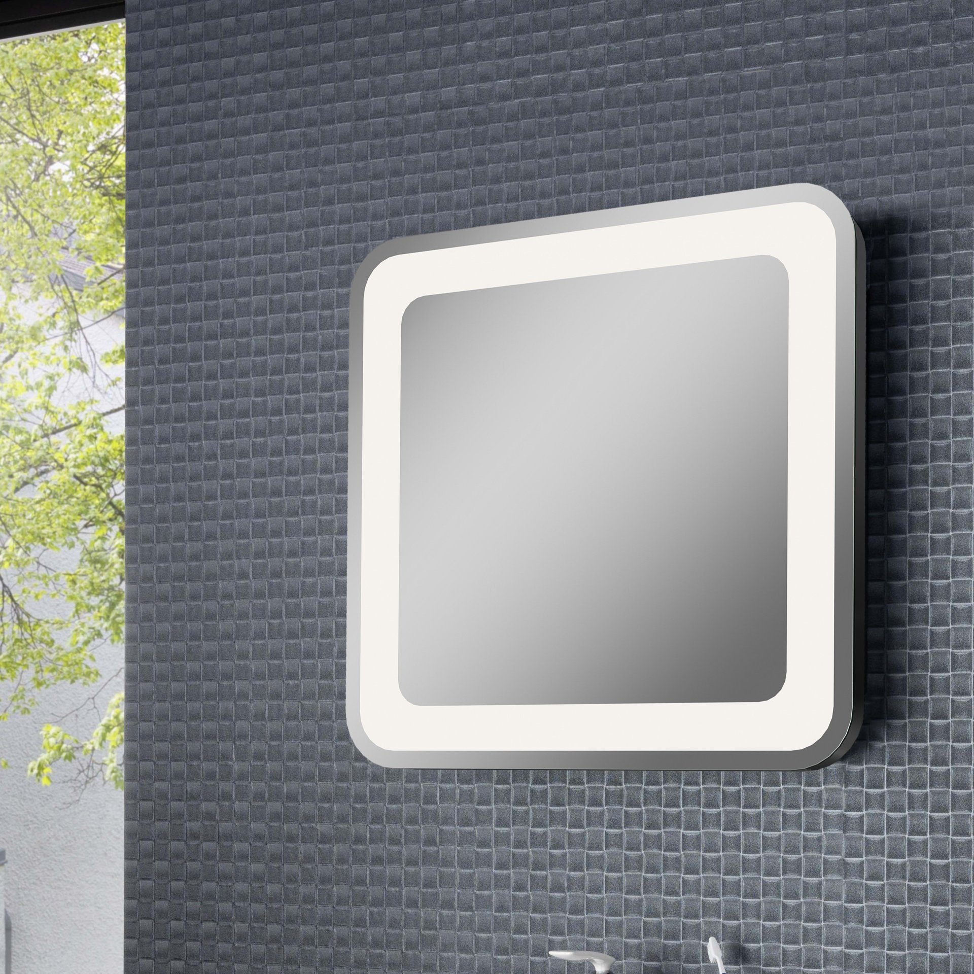 Lanzet M9 Spiegel 60 cm, dimmbar