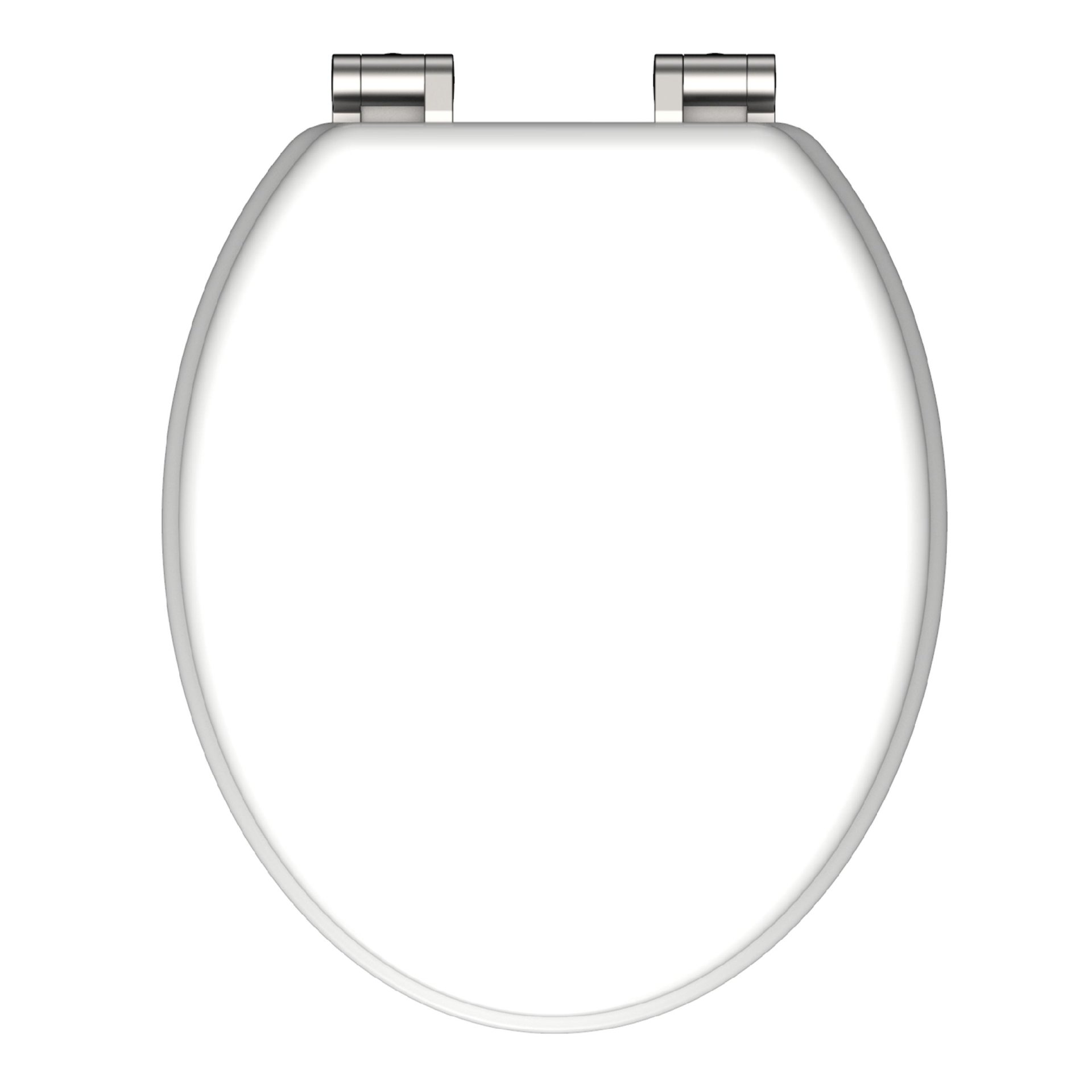 SCHÜTTE SPIRIT WHITE WC-Sitz, mit Absenkautomatik