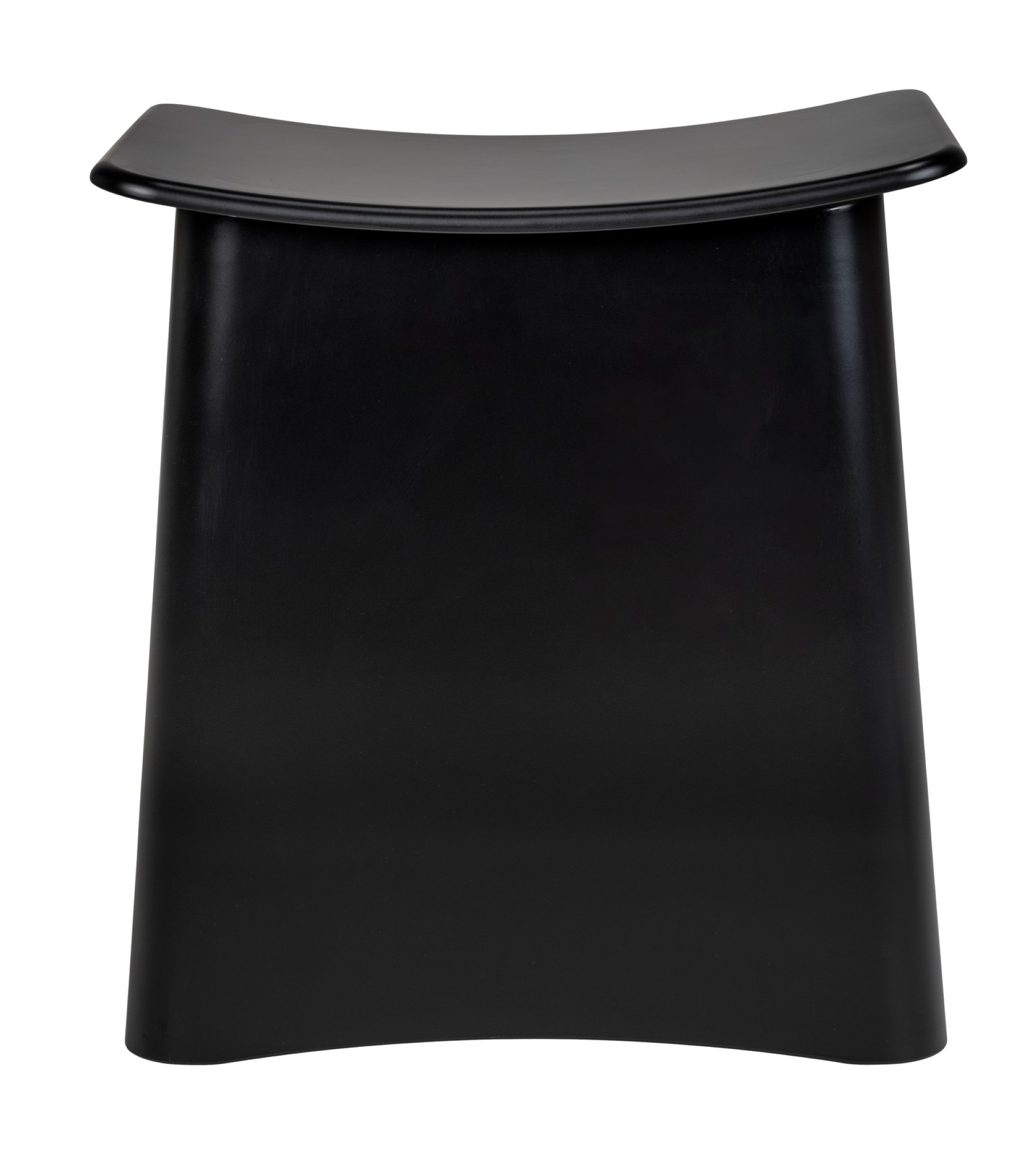 WENKO WING Badhocker, Schwarz matt, mit herausnehmbaren Wäschesack
