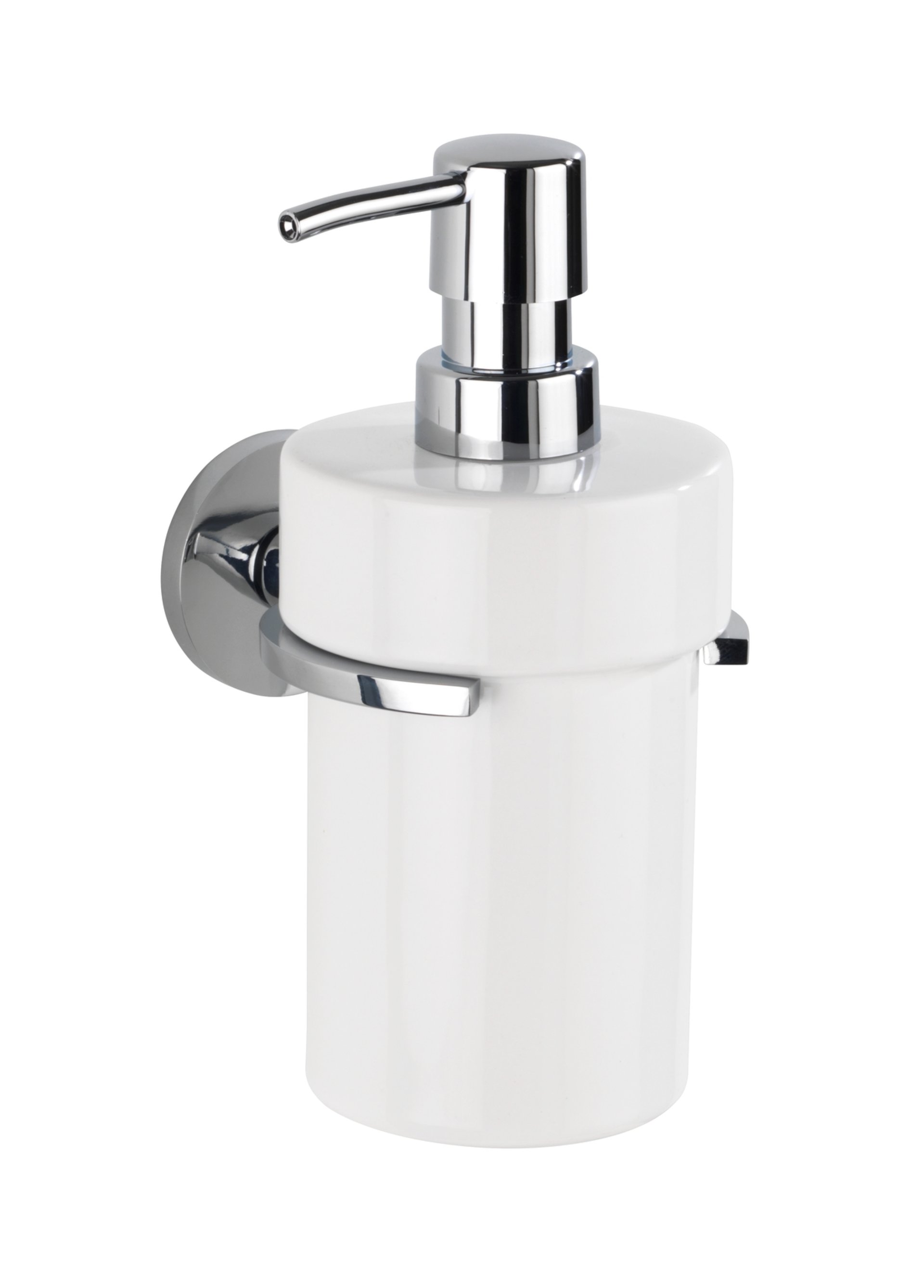 WENKO ISERA Seifenspender 360 ml, Silber, UV-Loc