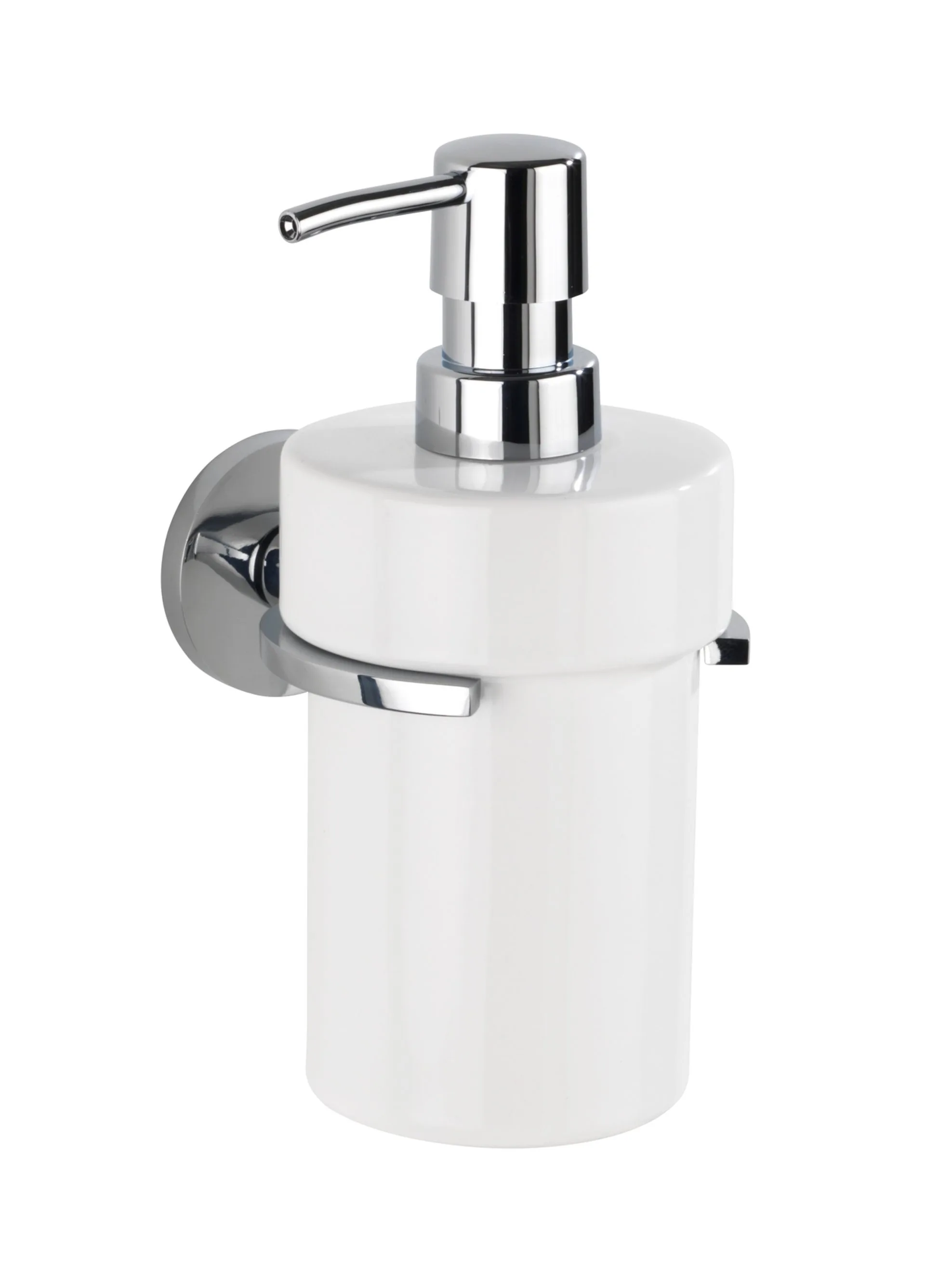 WENKO ISERA Seifenspender 360 ml, Silber, UV-Loc
