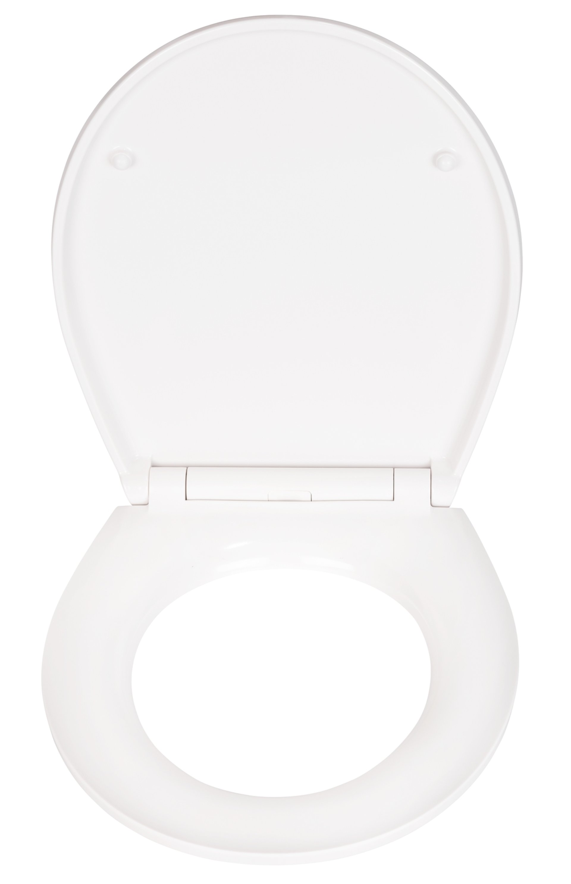 WENKO MARBLE WC-Sitz, Weiß, mit Absenkautomatik