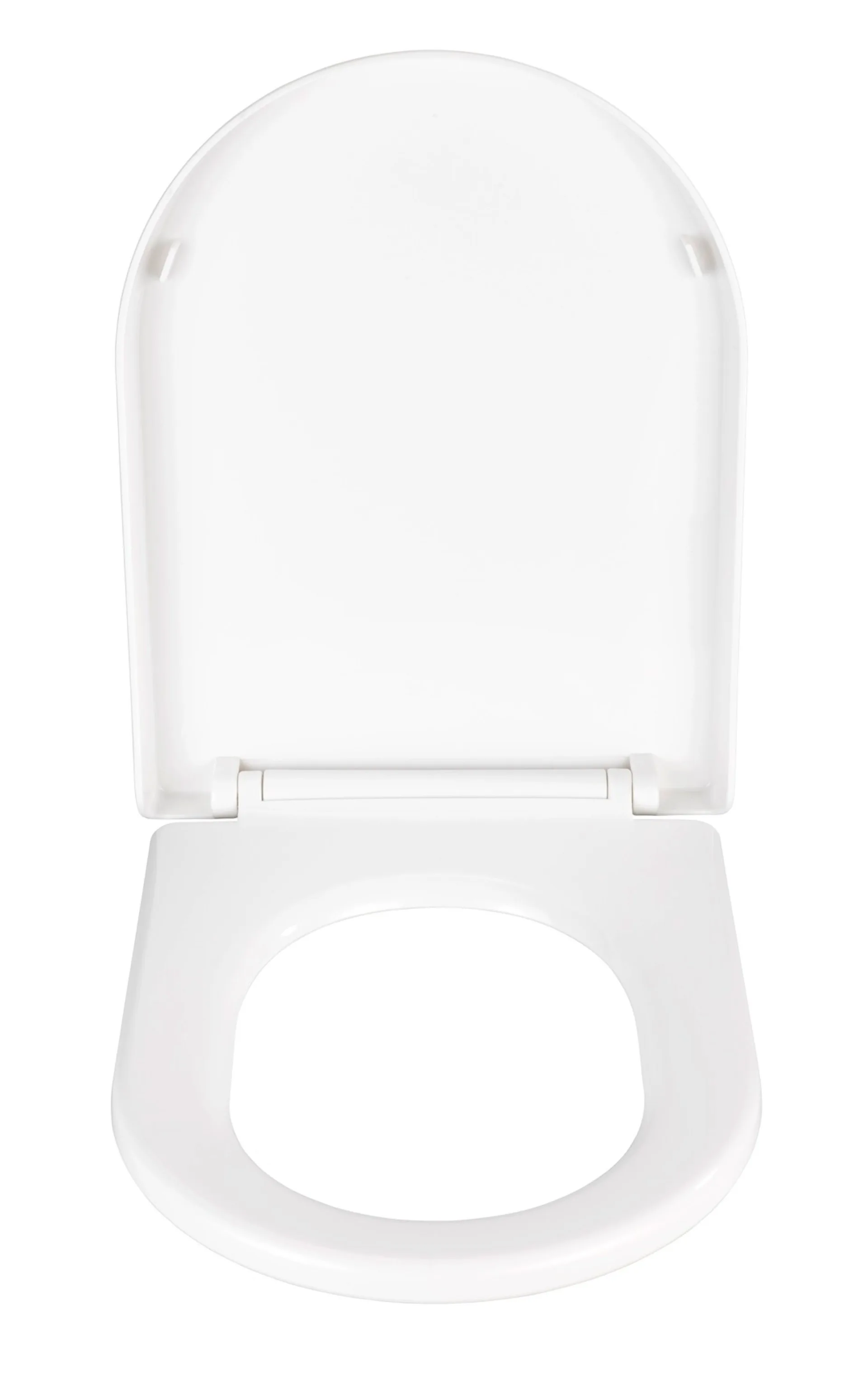 WENKO CALLA WC-Sitz, Weiß, Thermoplast, mit Absenkautomatik