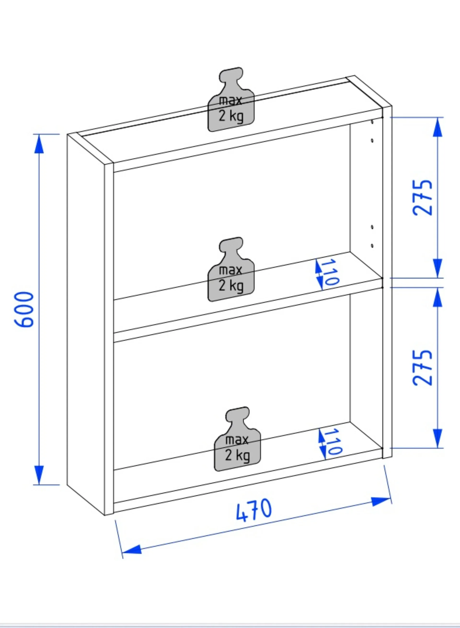 BADEDU PINA Spiegelschrank 50 cm breit, Grün, mit Ablage