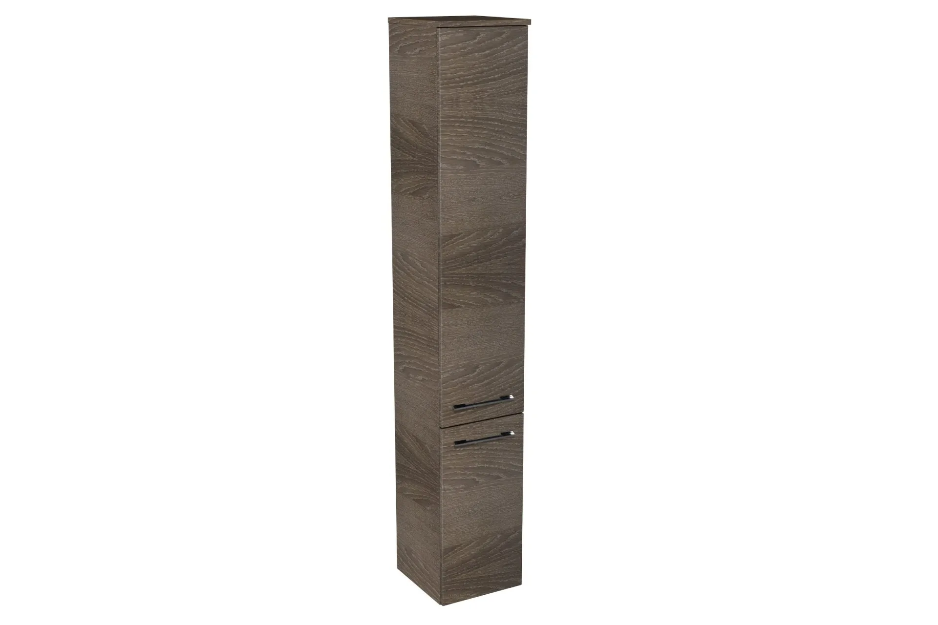 Lanzet Hochschrank 30 cm, links, Dunkelbraun