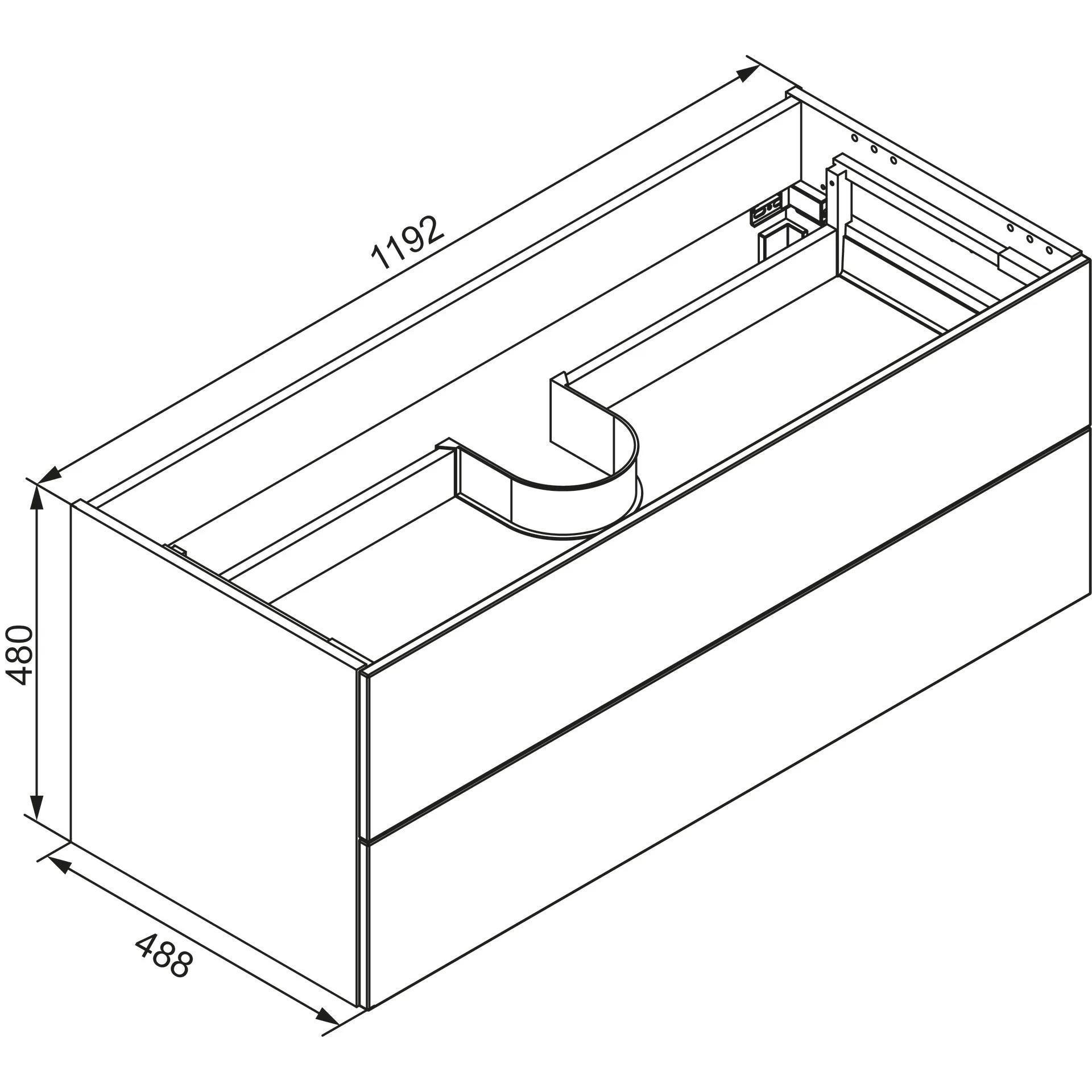 LANZET M9 Waschtisch Set mit Spiegelschrank 130 cm breit, Braun hell, Doppelwaschbecken Gussmarmor Weiß + Waschbeckenbeleuchtung