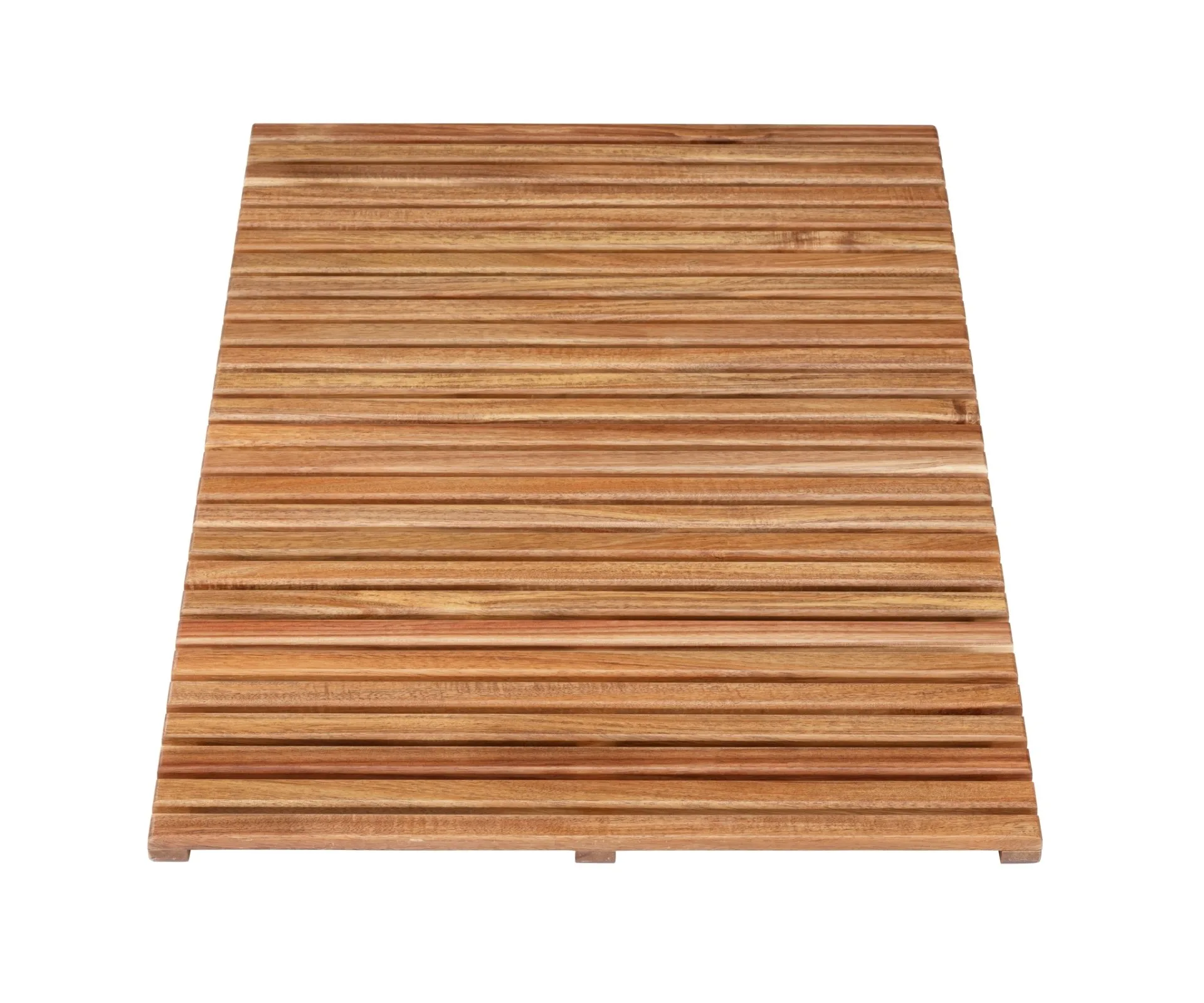 WENKO ACACIA Badematte 55 x 85 cm, Braun, aus Akazienholz