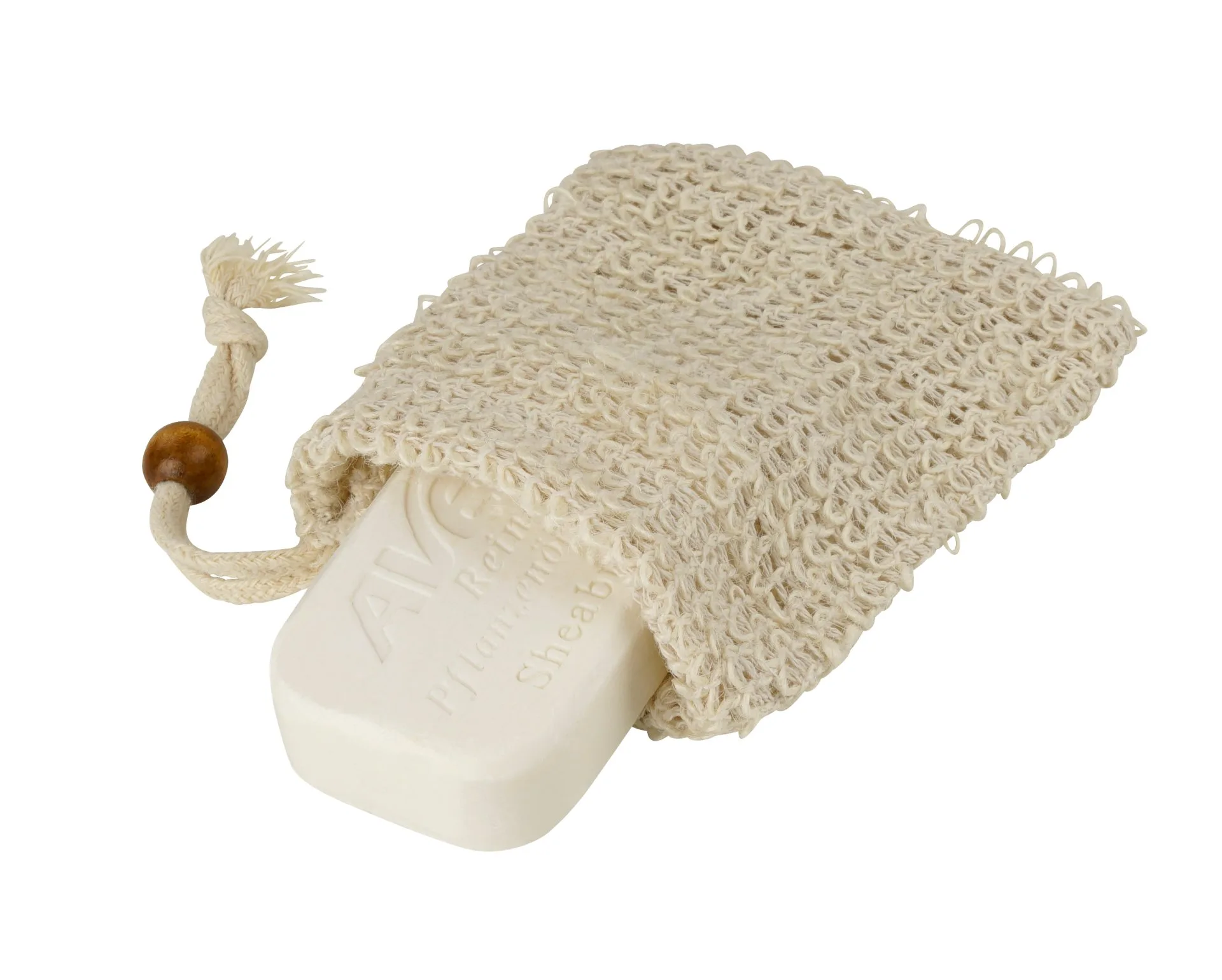 FACKELMANN Seifensäckchen, Beige, 2er Set, Sisal