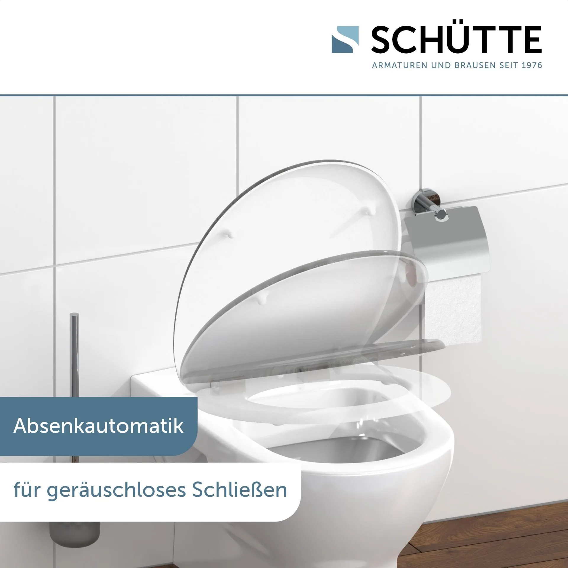 SCHÜTTE OFFLINE WC-Sitz, Kunststoff, mit Absenkautomatik