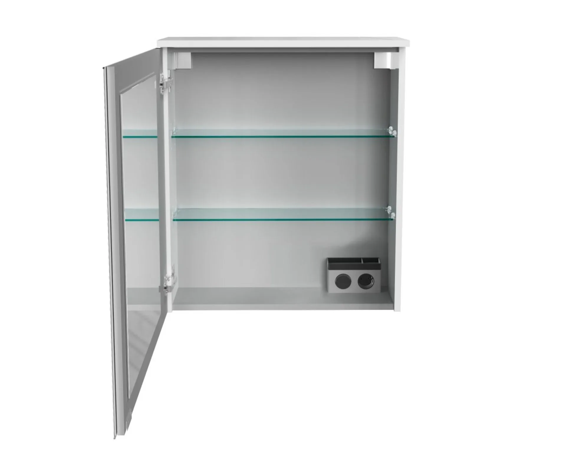 Fackelmann OXFORD LED Spiegelschrank 60 cm breit, Weiß