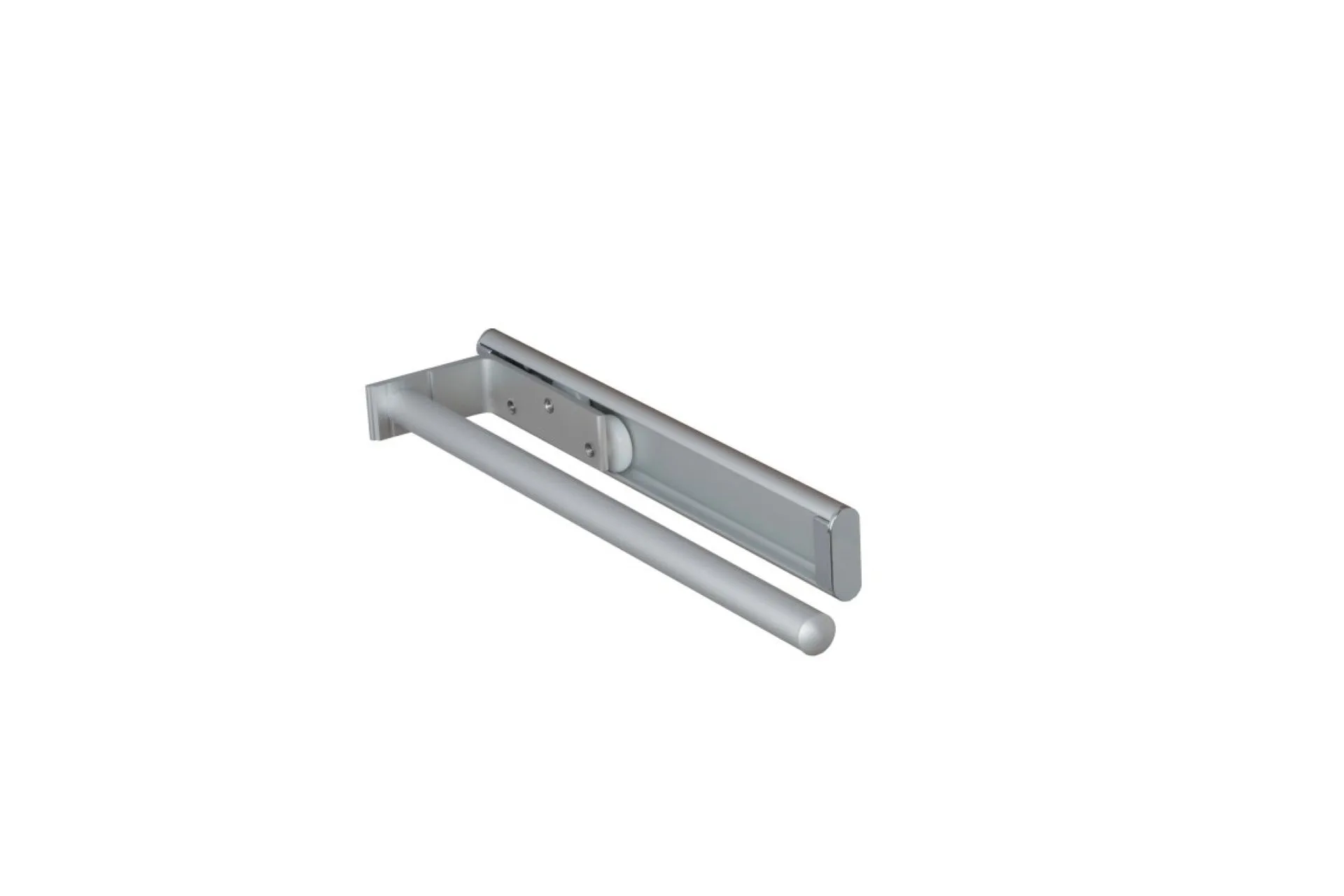 FACKELMANN Handtuchhalter 31 - 46 cm breit, Silber