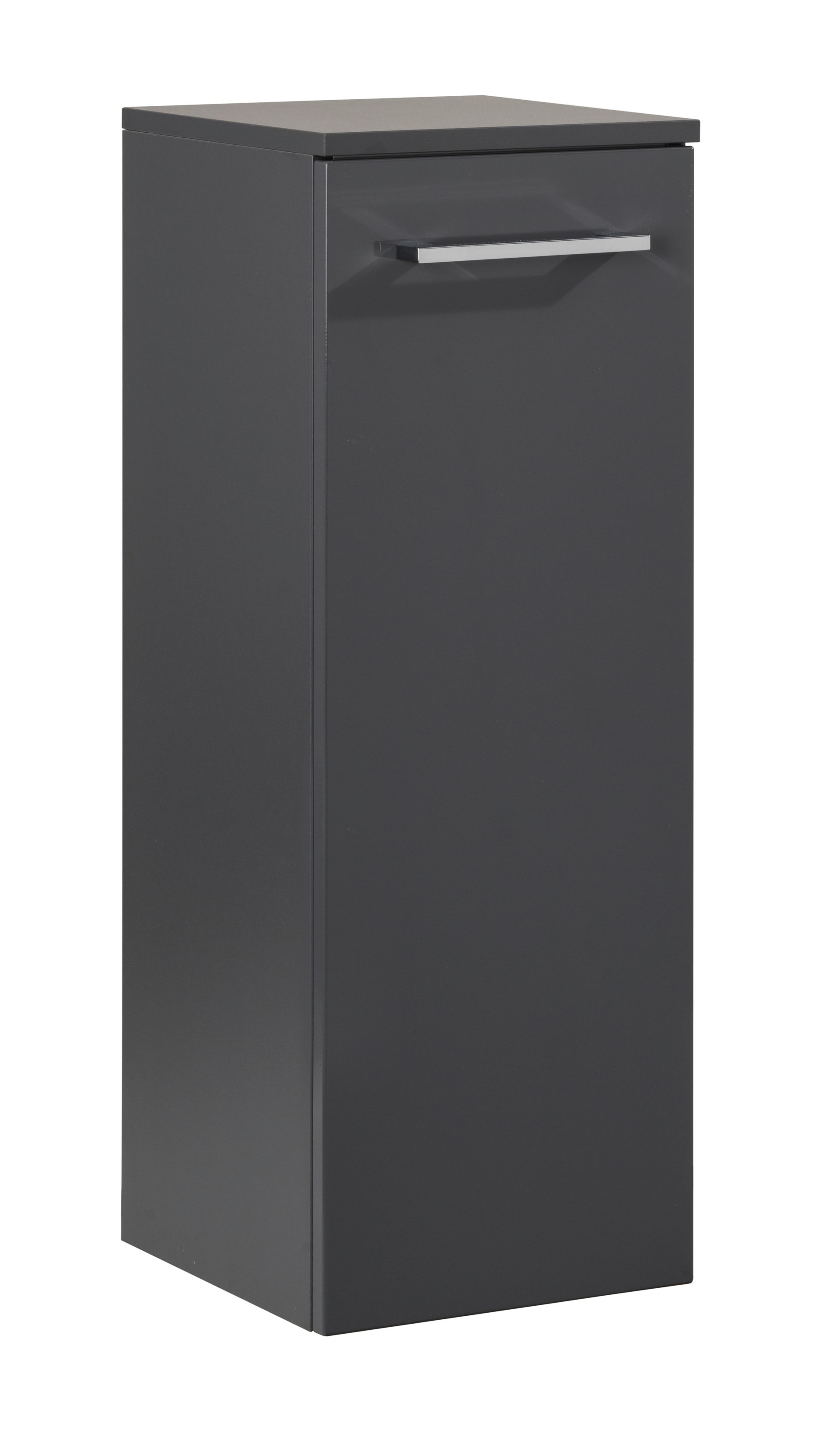 Fackelmann HYPE3.0 Midischrank 30 cm, Schwarz/Anthrazit