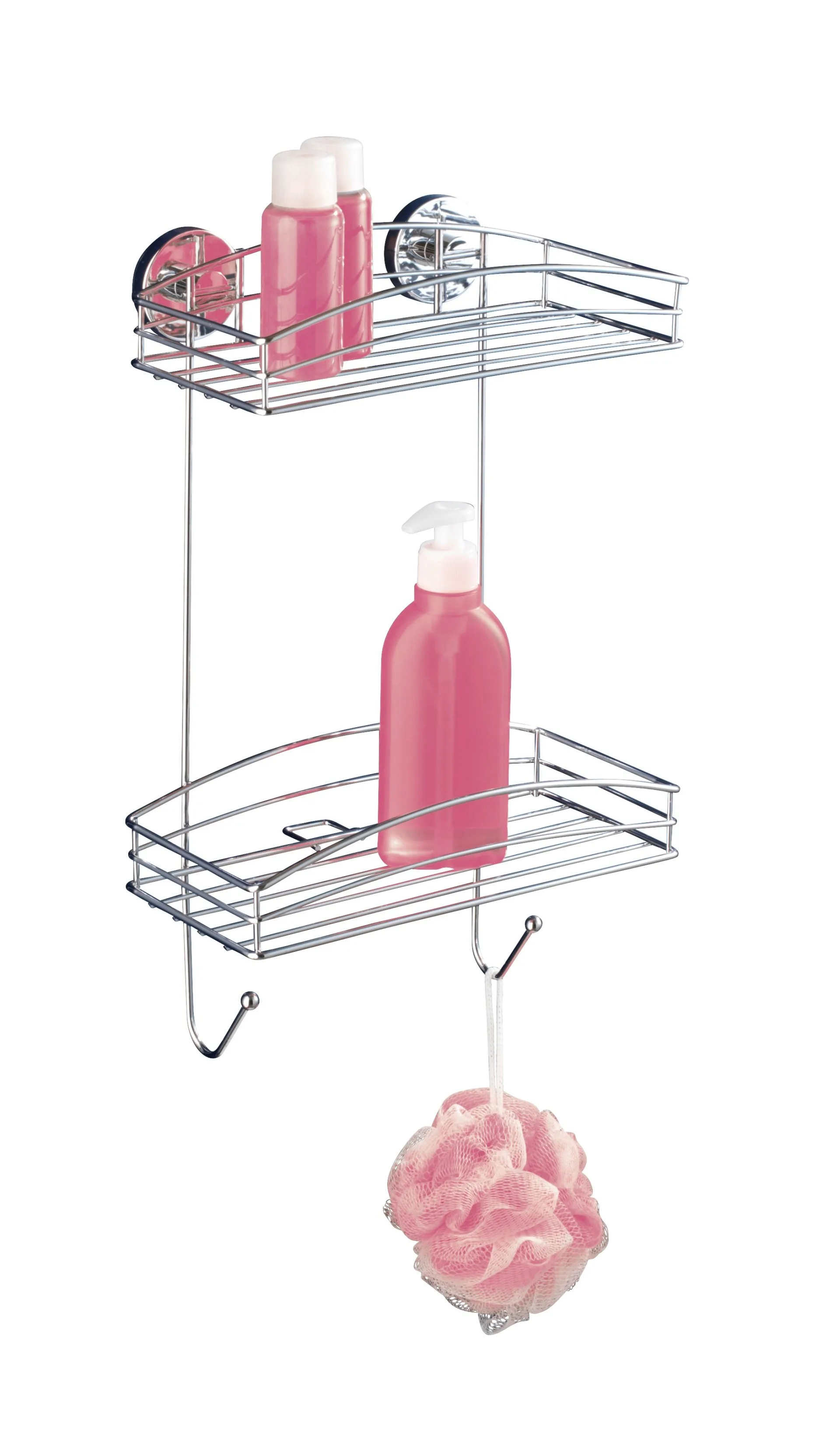 WENKO Duschablage, Chrom glänzend, Vacuum-Loc