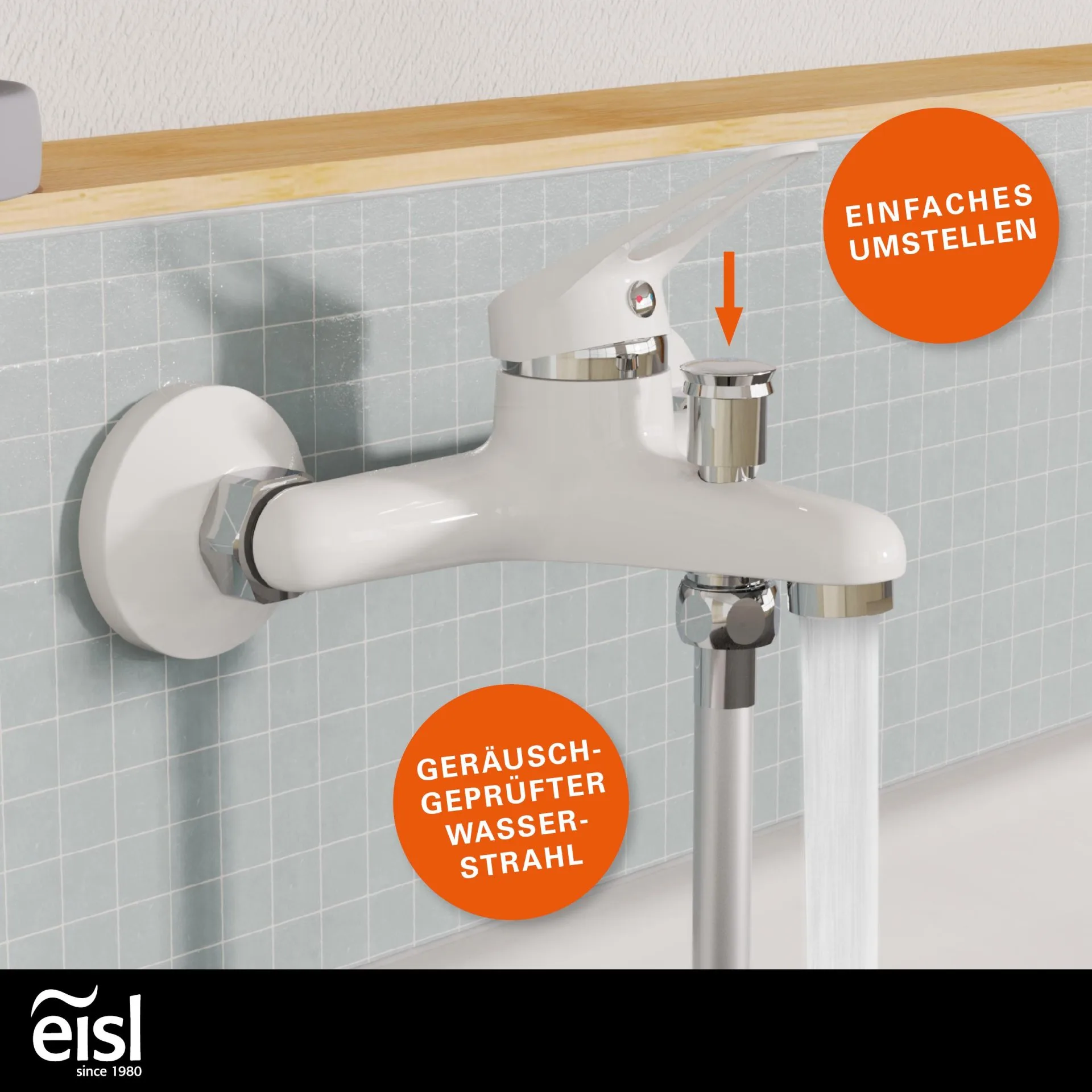 EISL SPEED Badewannenarmatur, Chrom