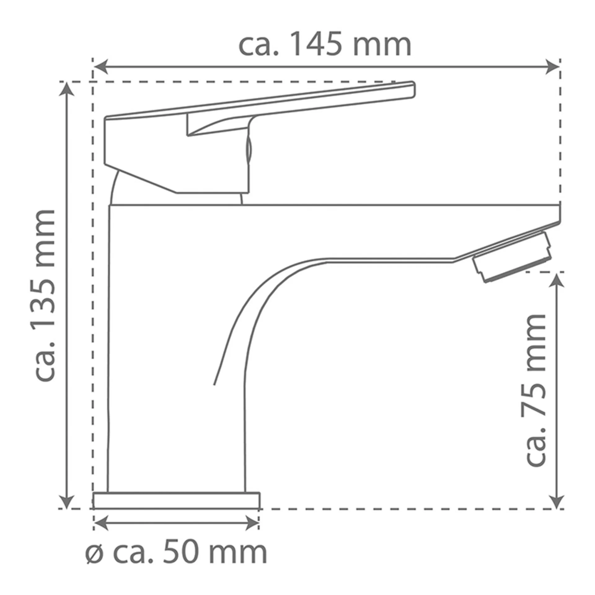 Schütte FUTURA DVGW Waschtischarmatur, Chrom