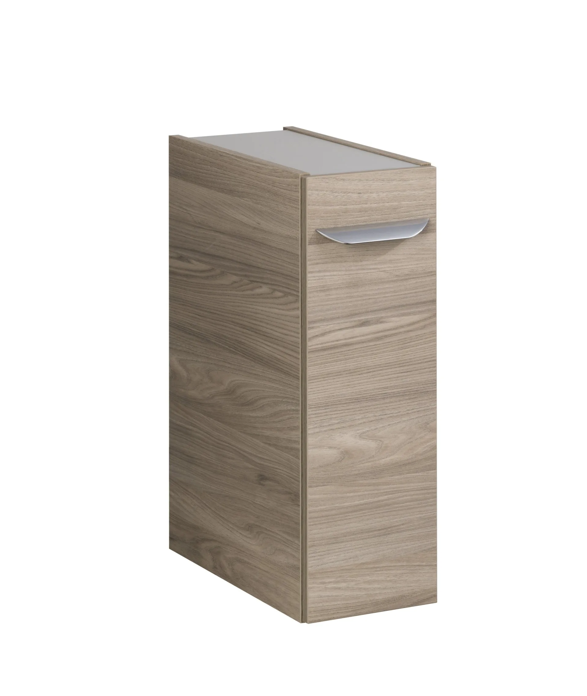 FACKELMANN LUXOR Unterschrank 20 cm breit, Braun hell, Türanschlag links