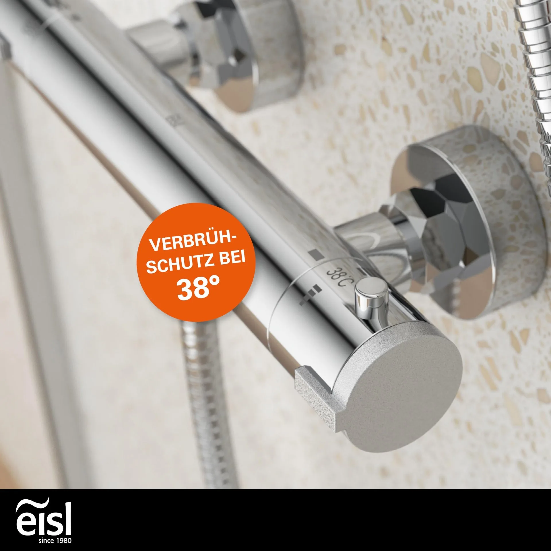 EISL CLAUDIO Duschthermostat, Chrom