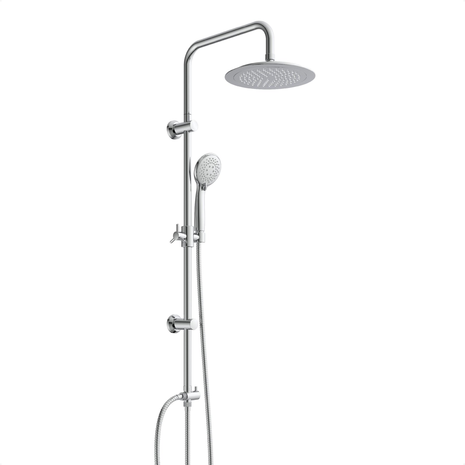 EISL Überkopf-Brauseset, Chrom, zum Kleben