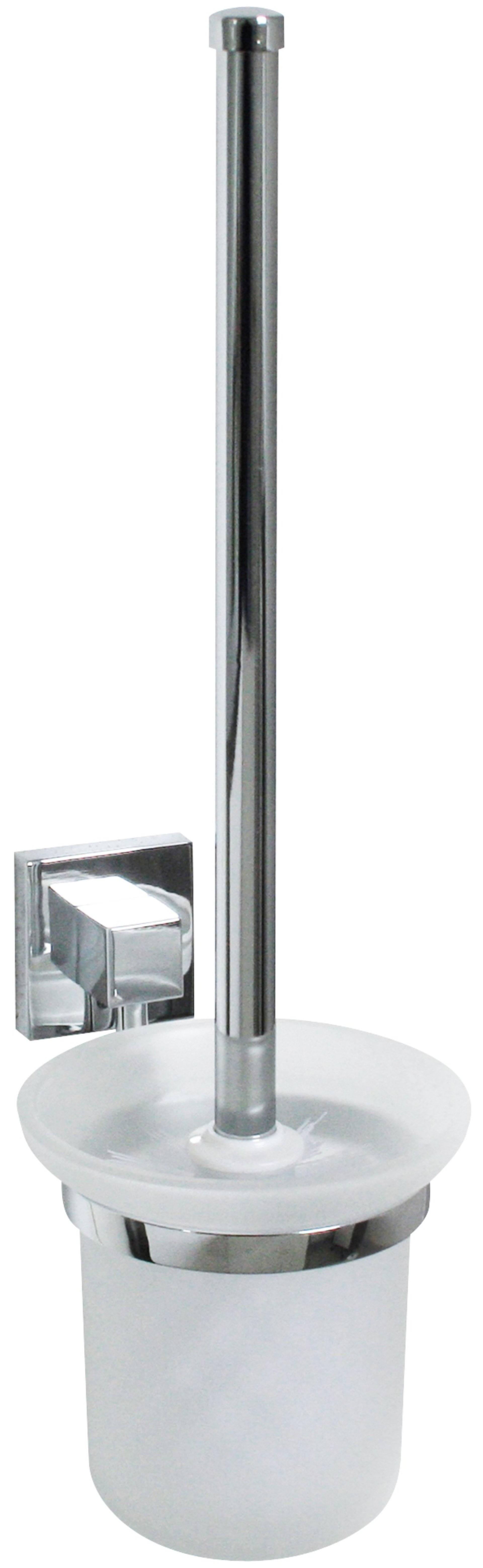 Fackelmann MARE Toilettenbürste mit Halter, Chrom glänzend