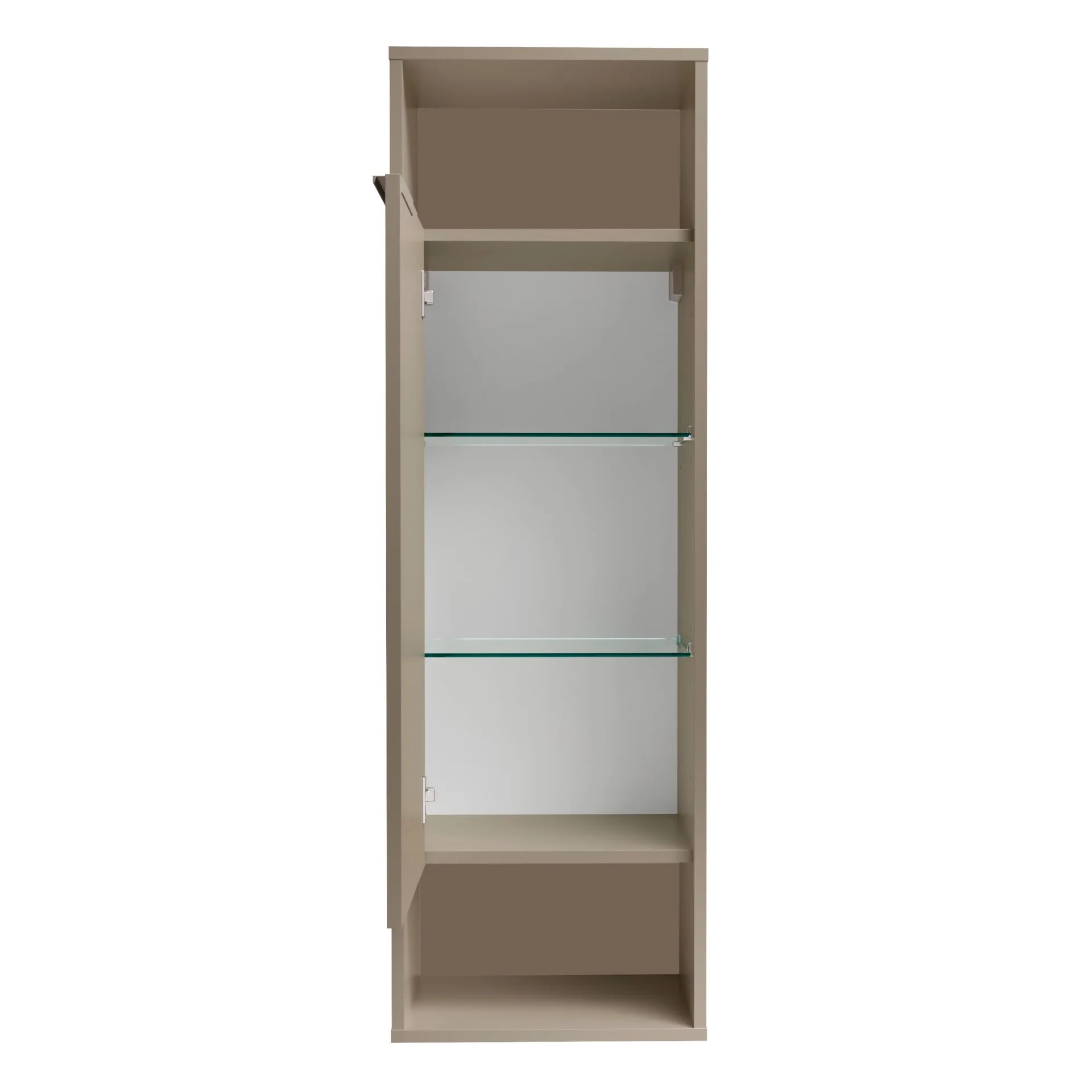 FACKELMANN B.PARIS Midischrank 40 cm breit, Grau, Türanschlag links