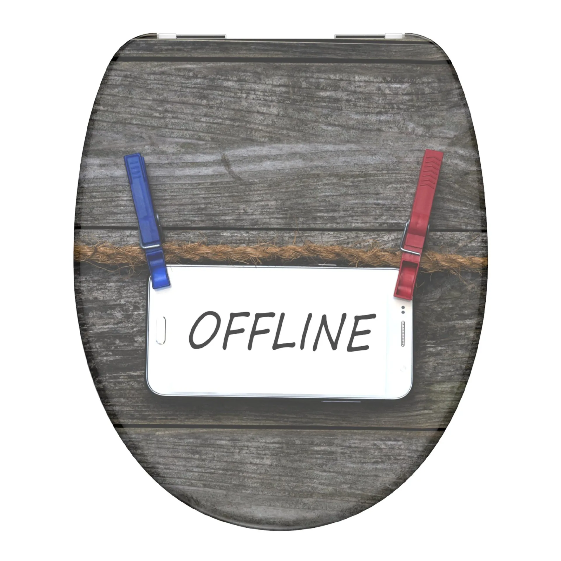 SCHÜTTE OFFLINE WC-Sitz, Kunststoff, mit Absenkautomatik