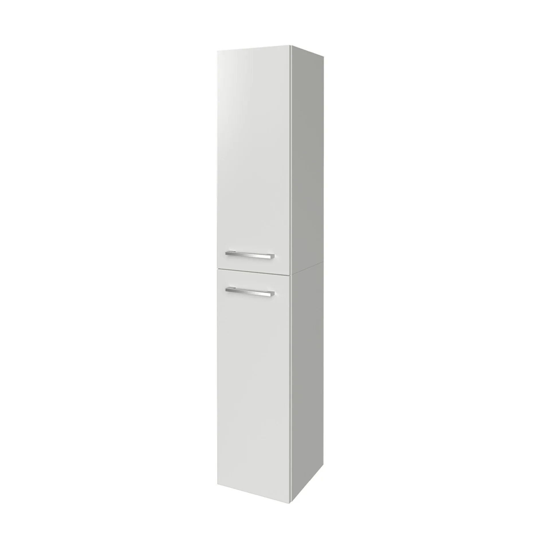 FACKELMANN B.STYLE Hochschrank 30 cm breit, Weiß, Türanschlag links