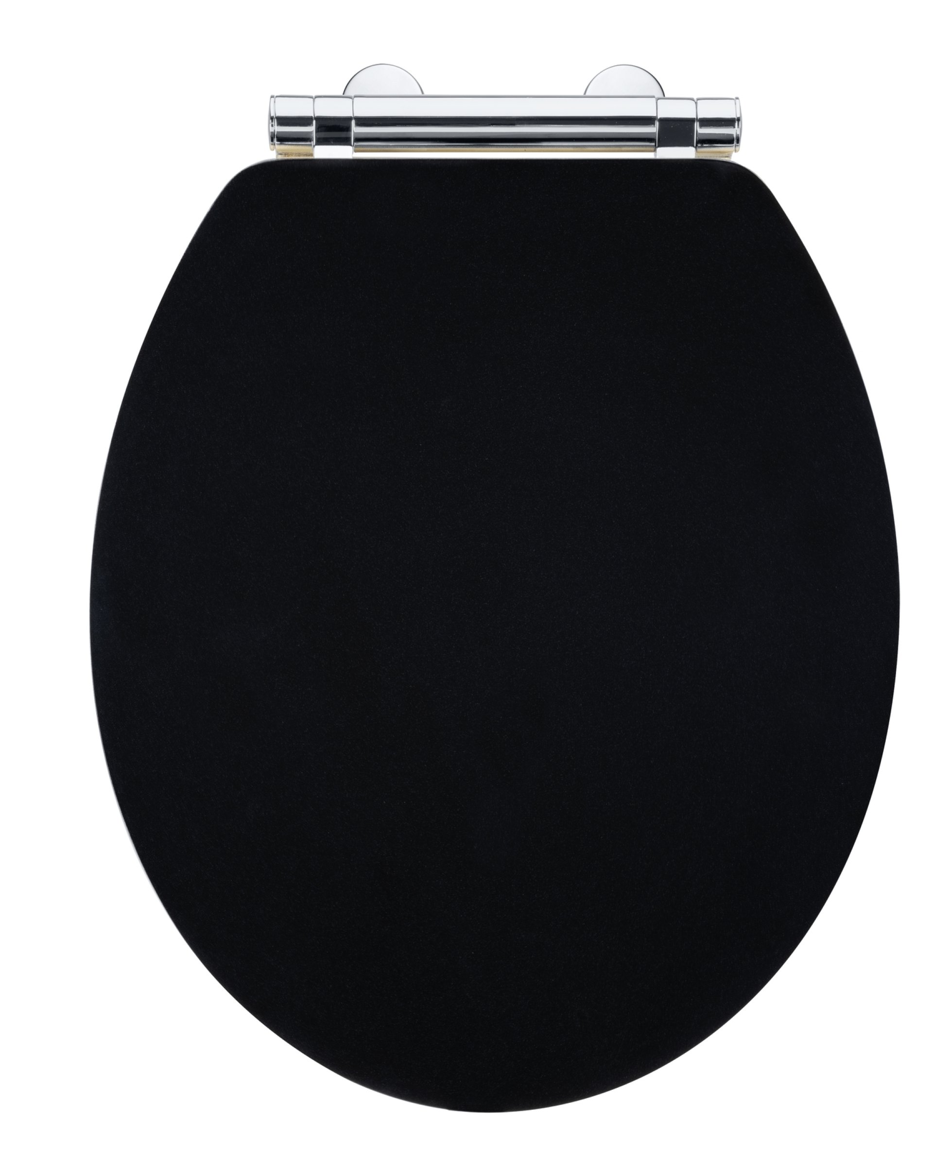 WENKO BAMBUSA WC-Sitz, Schwarz/Braun, mit Absenkautomatik, aus MDF/Bambus