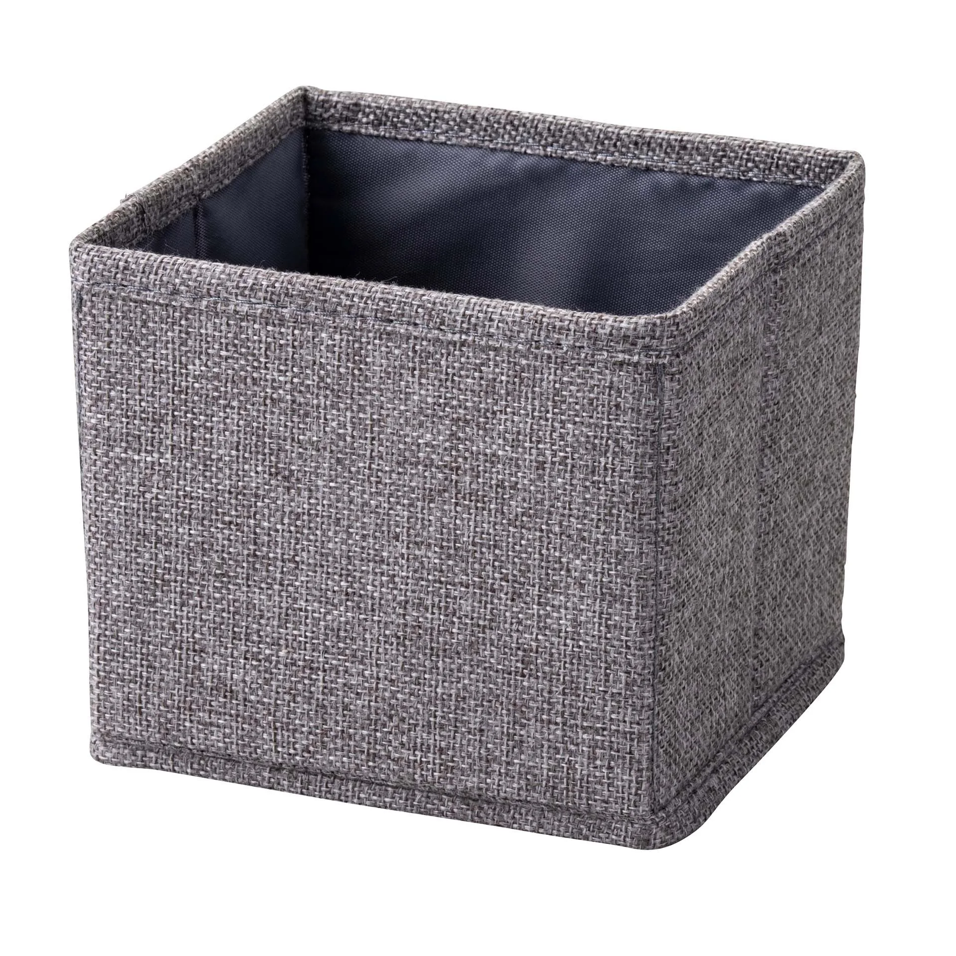 FACKELMANN Aufbewahrungskorb 14 cm breit, Grau, faltbar